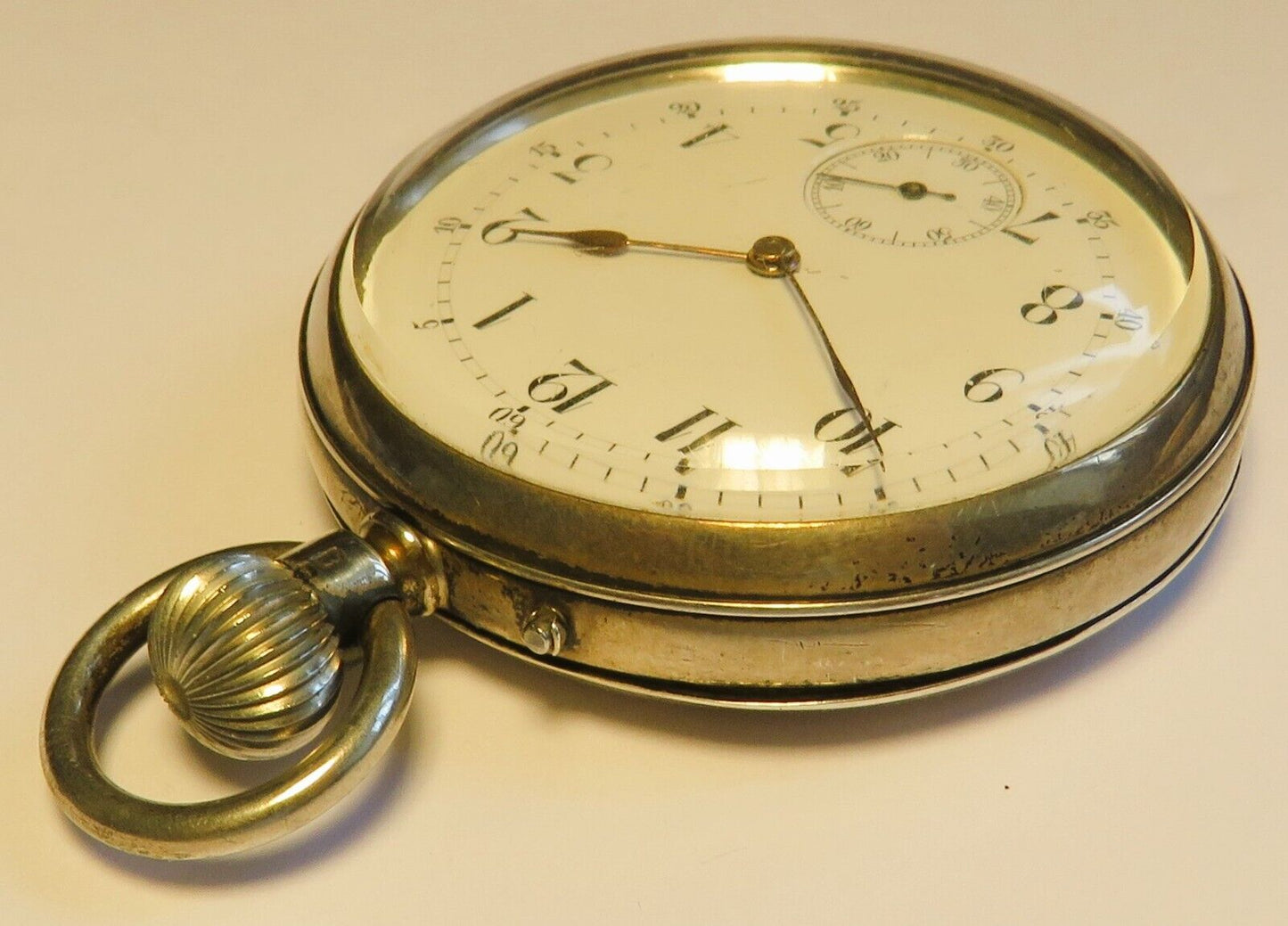 Jaeger LeCoultre & Cie Silber Viertelrepititions Taschenuhr 50mm ca. 1900 - Sammler - Uhren