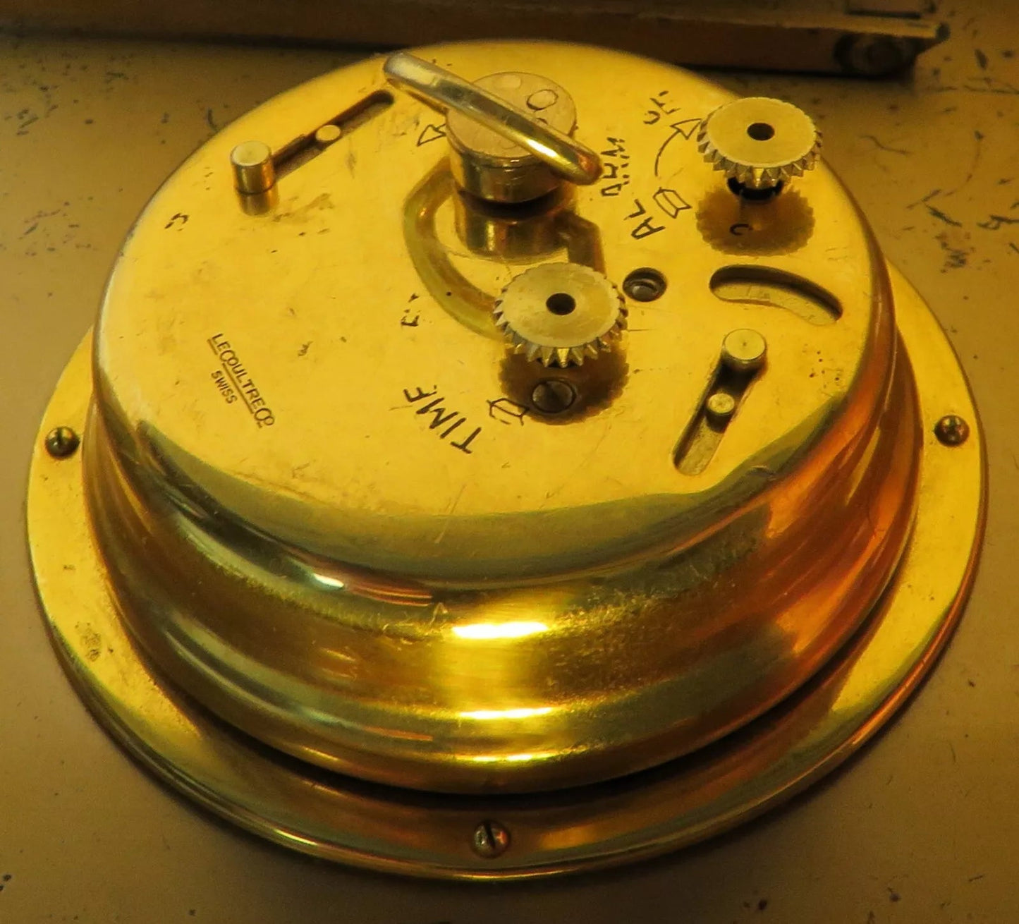 Jaeger LeCoultre Memovox Revision Tischuhr Reisewecker in OVP ca. 1950 - Sammler - Uhren