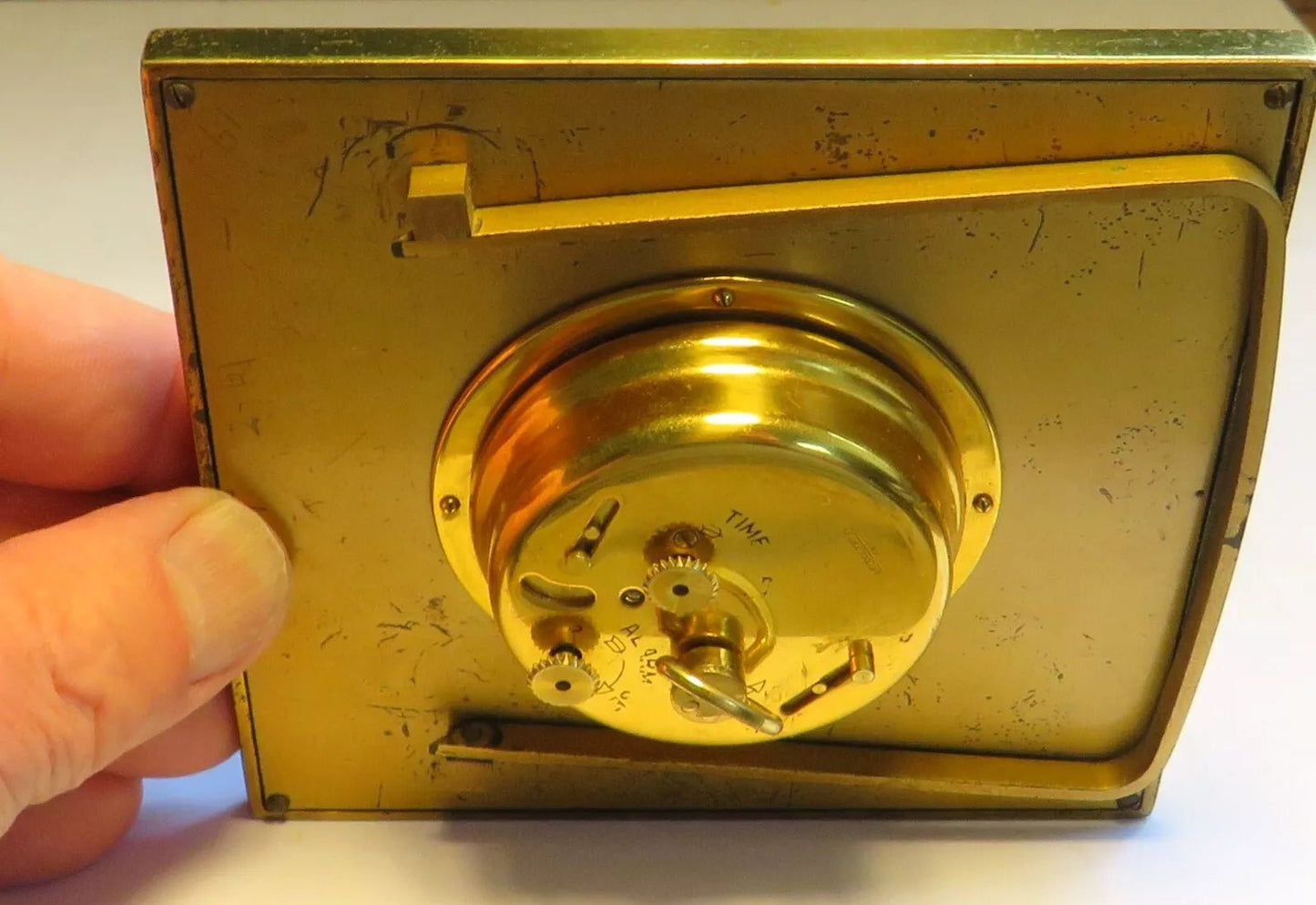 Jaeger LeCoultre Memovox Revision Tischuhr Reisewecker in OVP ca. 1950 - Sammler - Uhren
