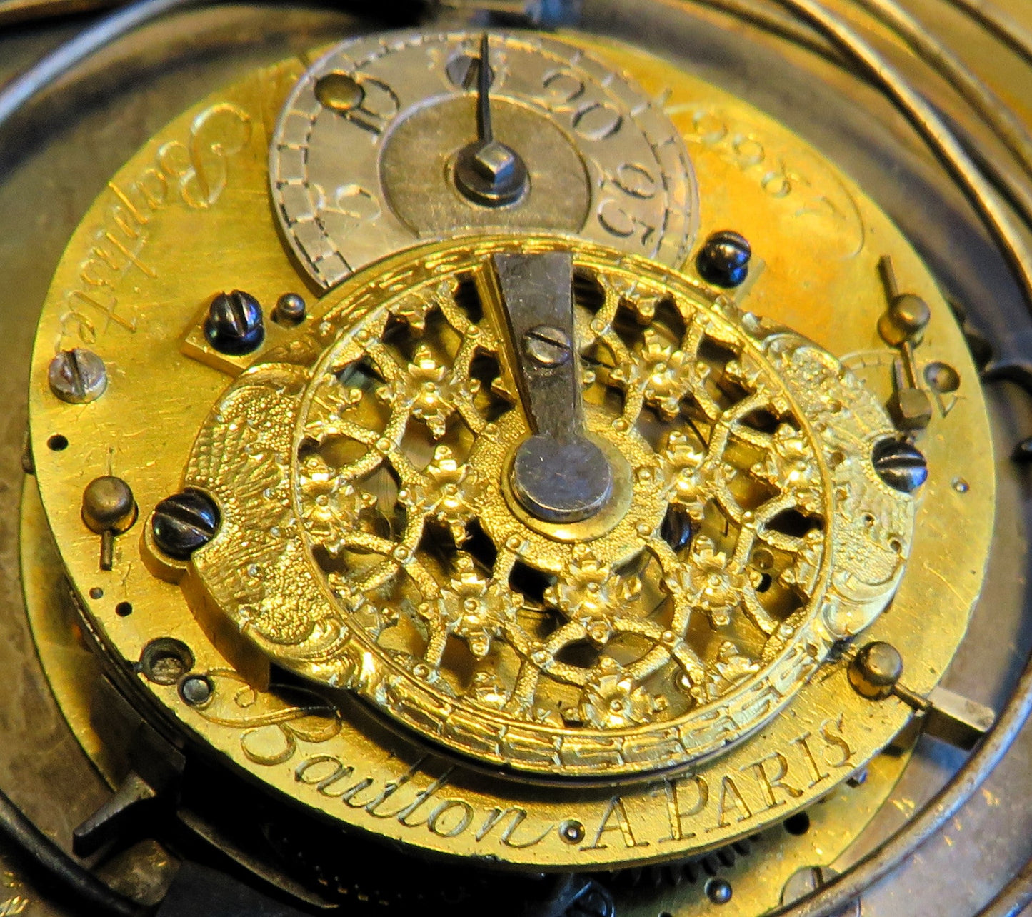Jean Baptiste Baillon III Paris Hofuhrmacher Kutscheruhr Repitition ca. 1740 - Sammler - Uhren