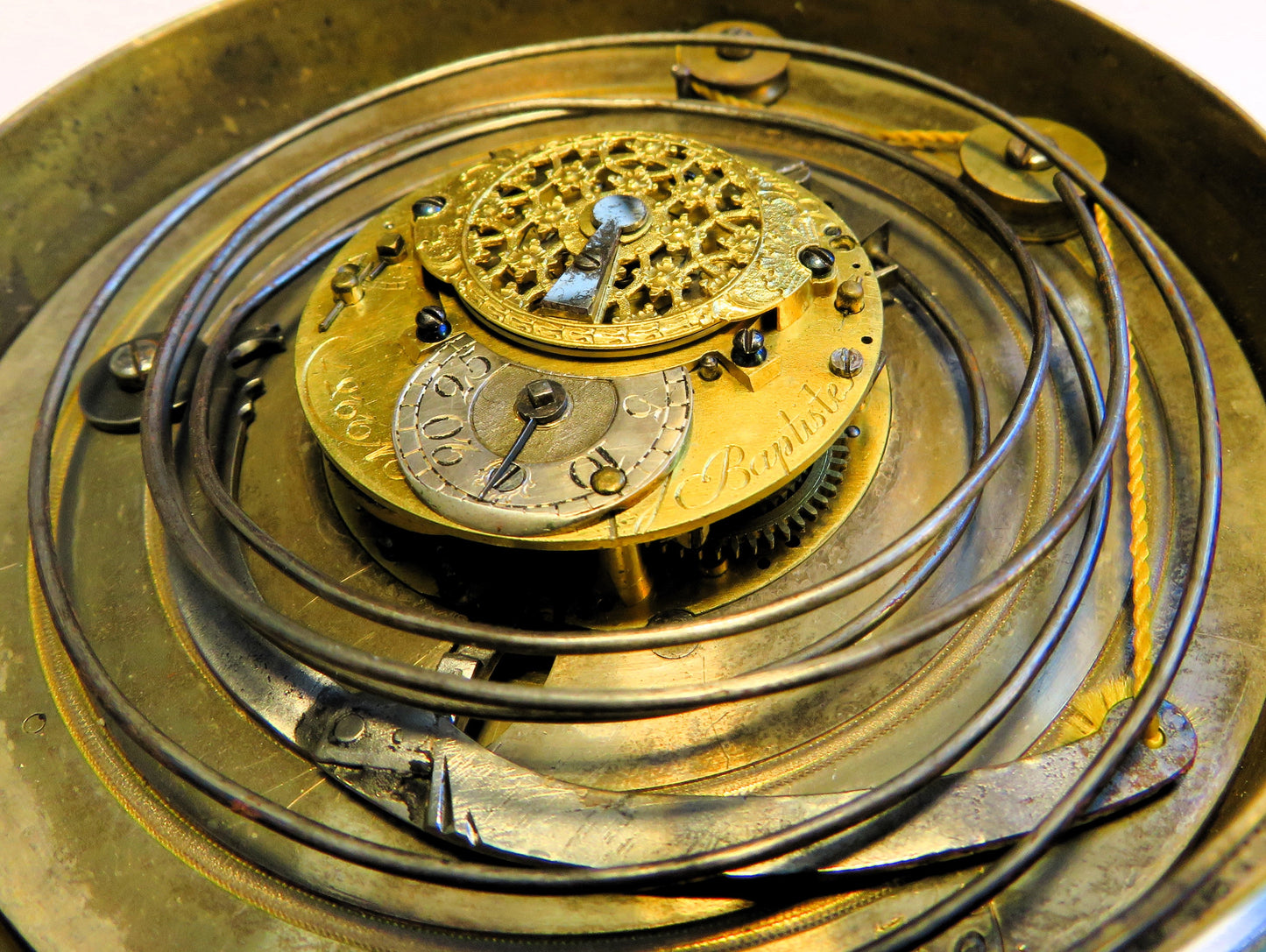 Jean Baptiste Baillon III Paris Hofuhrmacher Kutscheruhr Repitition ca. 1740 - Sammler - Uhren