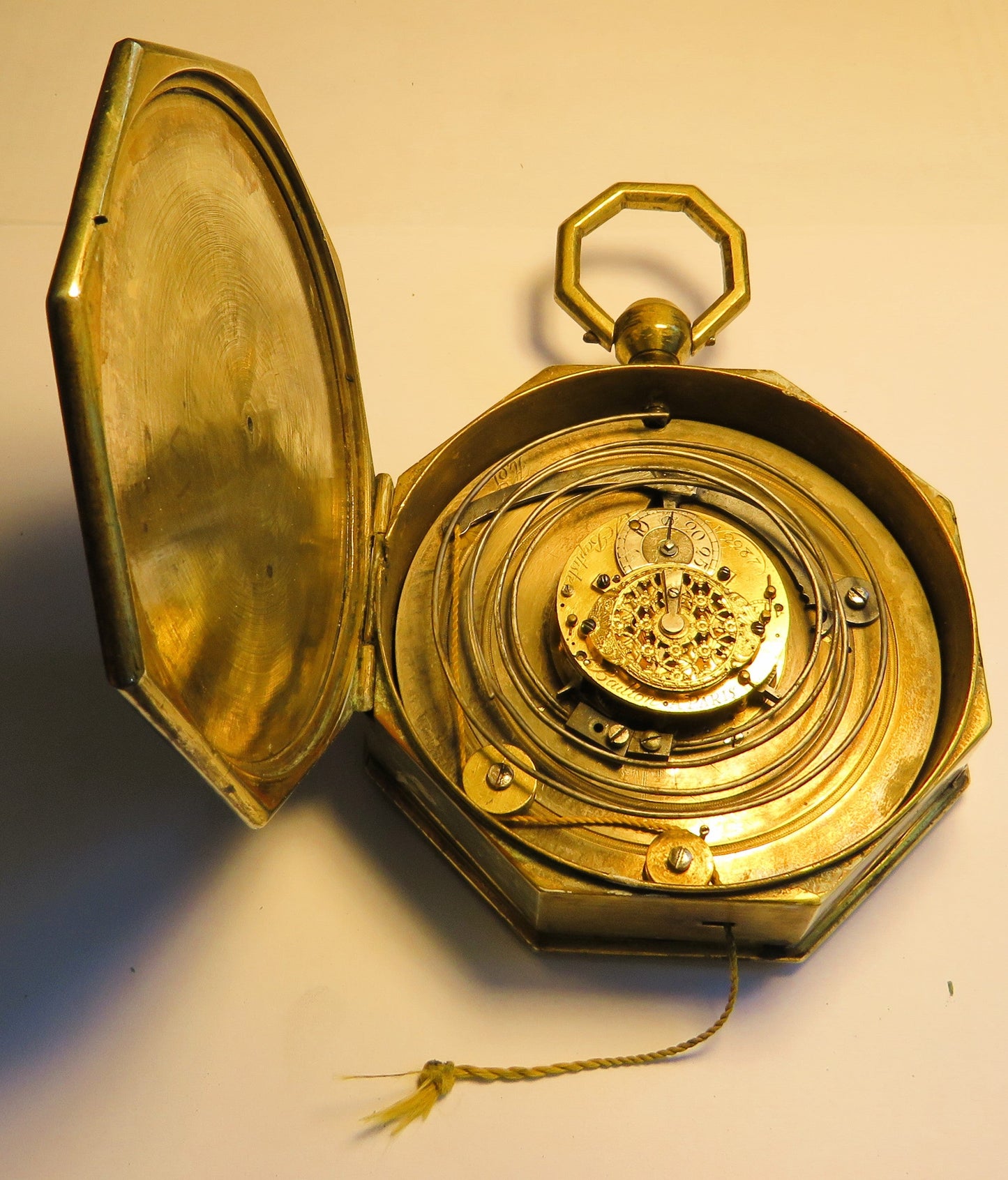 Jean Baptiste Baillon III Paris Hofuhrmacher Kutscheruhr Repitition ca. 1740 - Sammler - Uhren