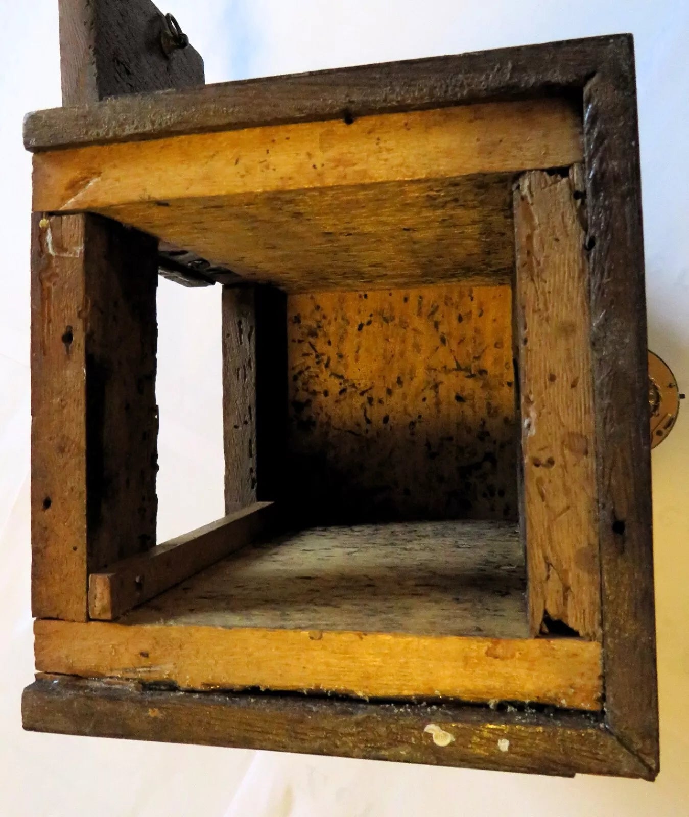 Julien le Roy Paris Bronze Tisch Spindel Tisch Uhr ca. 1720 15 x 15 x 31cm - Sammler - Uhren