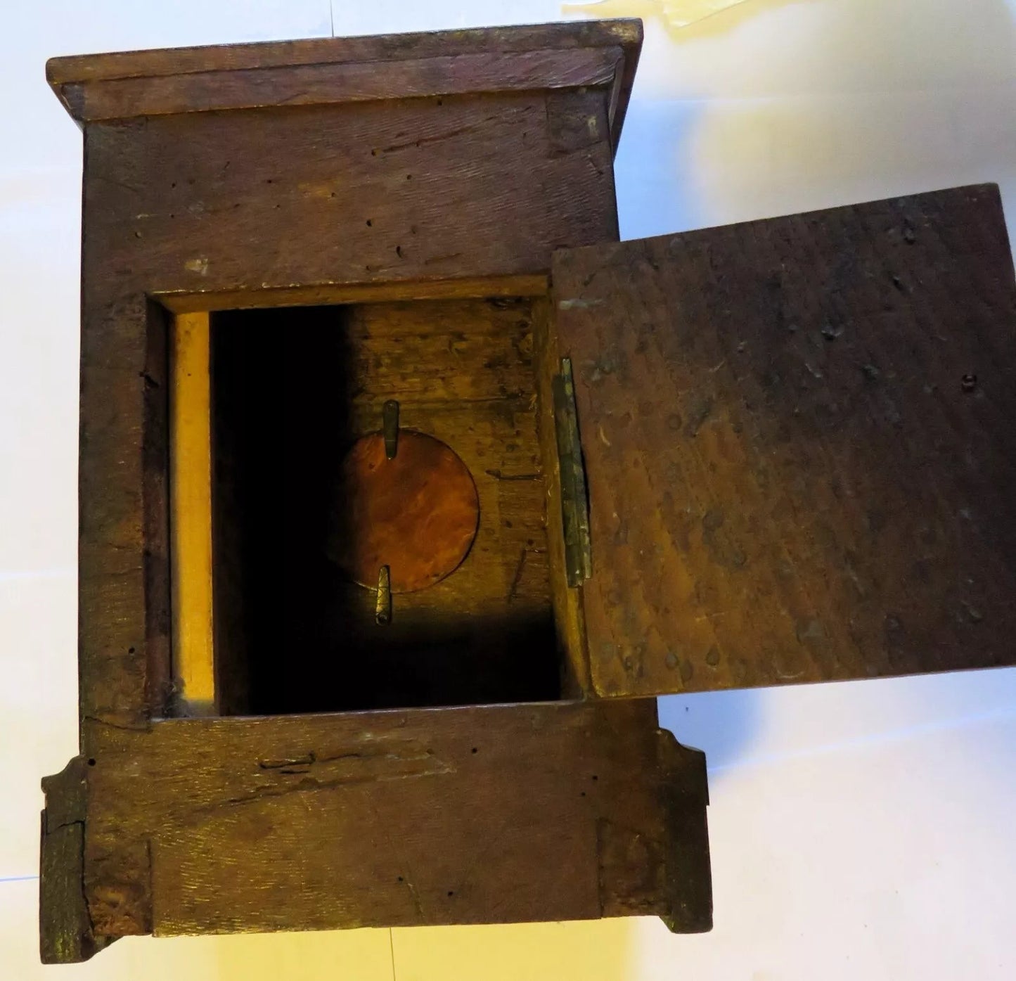 Julien le Roy Paris Bronze Tisch Spindel Tisch Uhr ca. 1720 15 x 15 x 31cm - Sammler - Uhren
