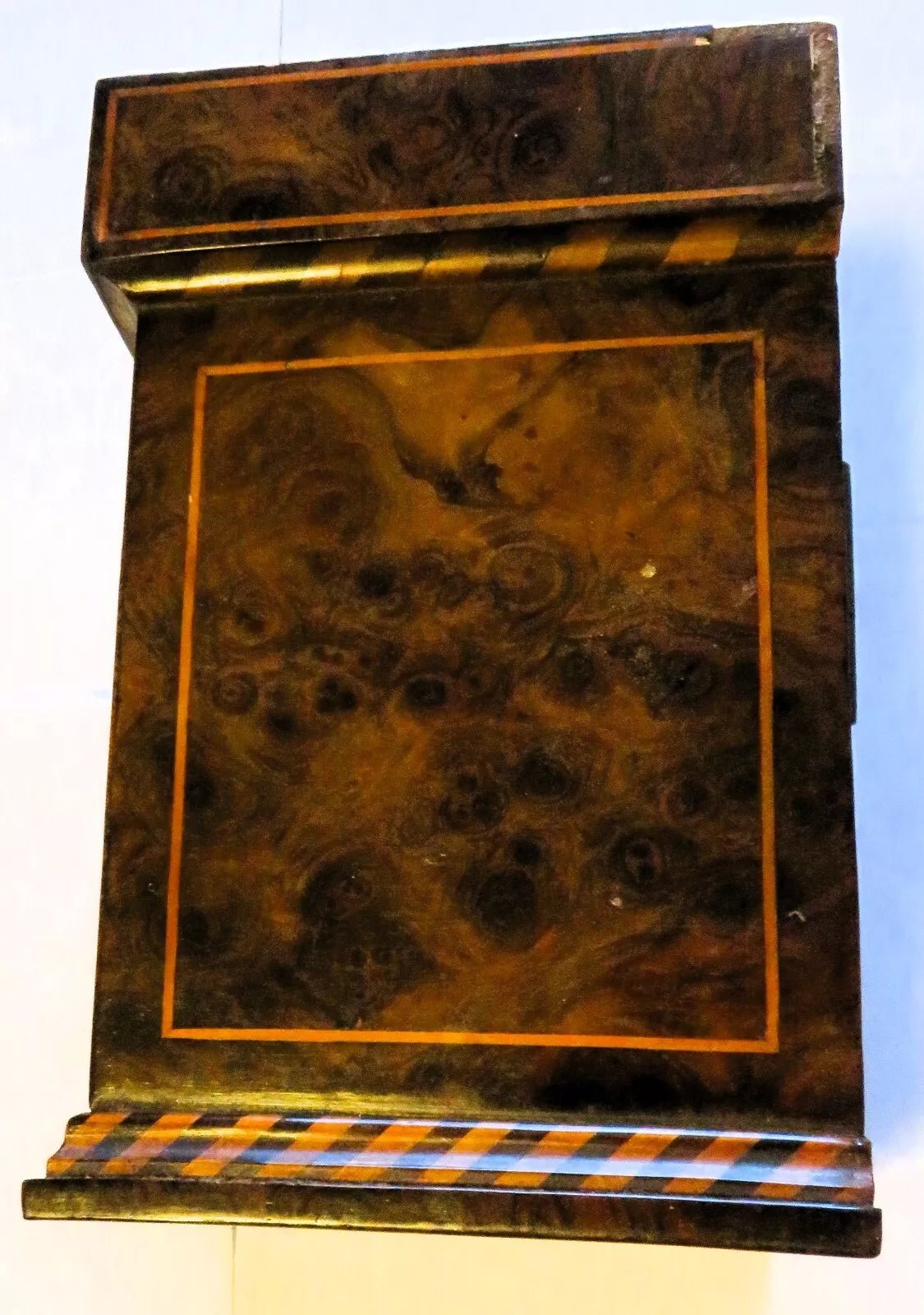 Julien le Roy Paris Bronze Tisch Spindel Tisch Uhr ca. 1720 15 x 15 x 31cm - Sammler - Uhren