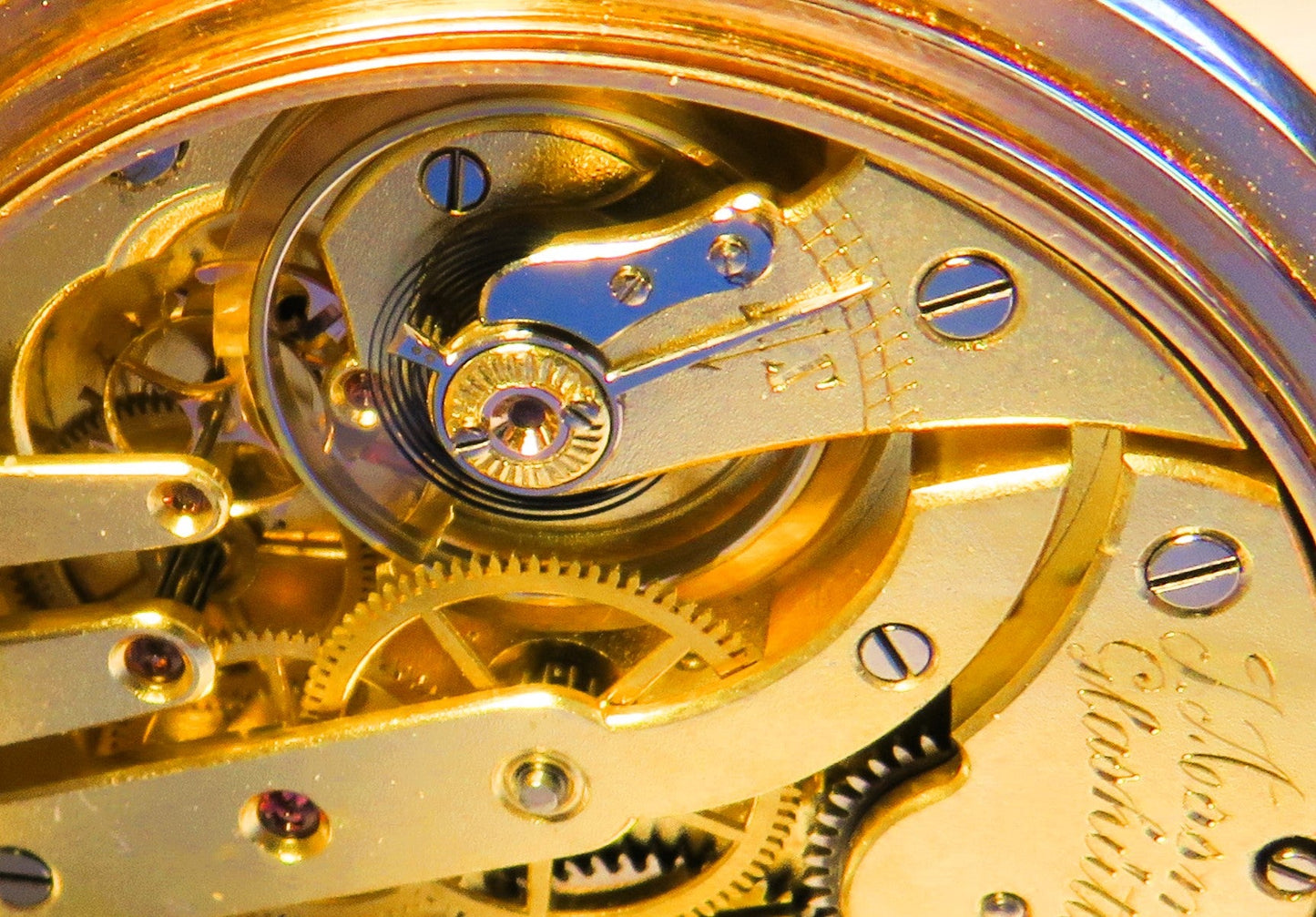 Julius Assmann Glashütte massiv Gold Herrentaschenuhr Lepine 91g Nummern identisch - Sammler - Uhren