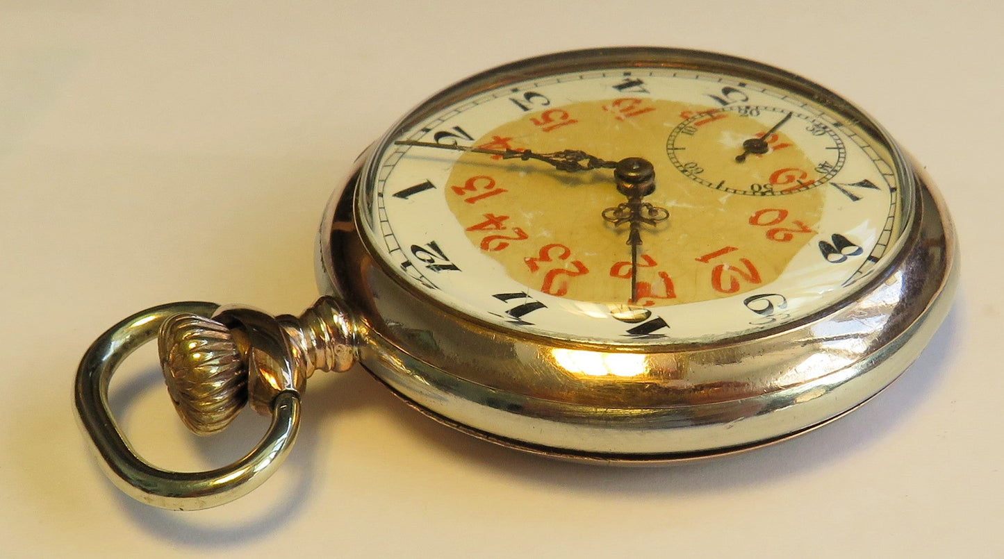 Junghans 31 Silber frühe Fliegeruhr Reichsluftwaffe Jasta WK 1 Richthofen 1918 - Sammler - Uhren