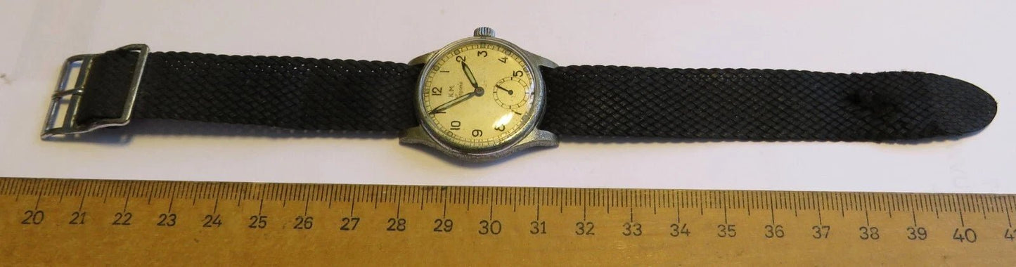 K. M. KM Siegerin Alpina Kaliber 595 Dienstuhr Kriegsmarine WK2 Weltkrieg WW2 - Sammler - Uhren