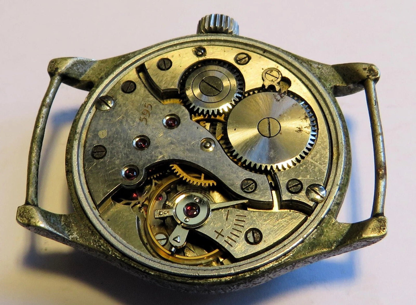 K. M. KM Siegerin Alpina Kaliber 595 Dienstuhr Kriegsmarine WK2 Weltkrieg WW2 - Sammler - Uhren