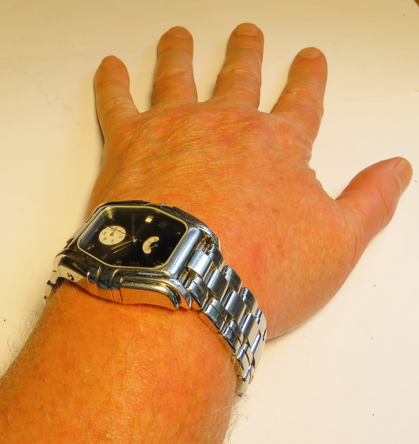 Kron Lucien Rochat Luxus Herren Armbanduhr Automatik Datum Gangreserve - Sammler - Uhren