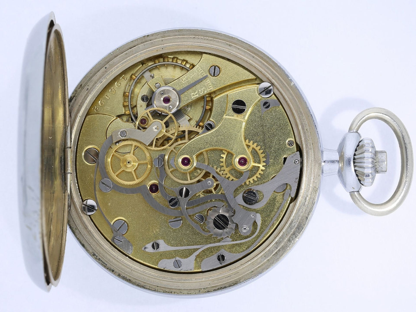 Lemania Militär Beobachtungs Schaltnocken Chronograph 2. Weltkrieg WK 2 ca. 1940 - Sammler - Uhren