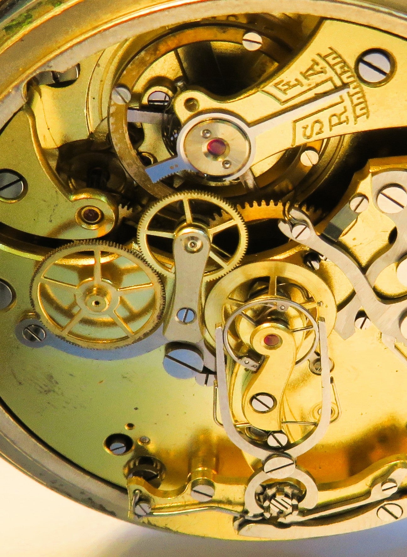 Lemania Rattrapante Flyback Beobachtungsuhr Deckuhr Kriegsmarine WK 2 II U - Boot - Sammler - Uhren