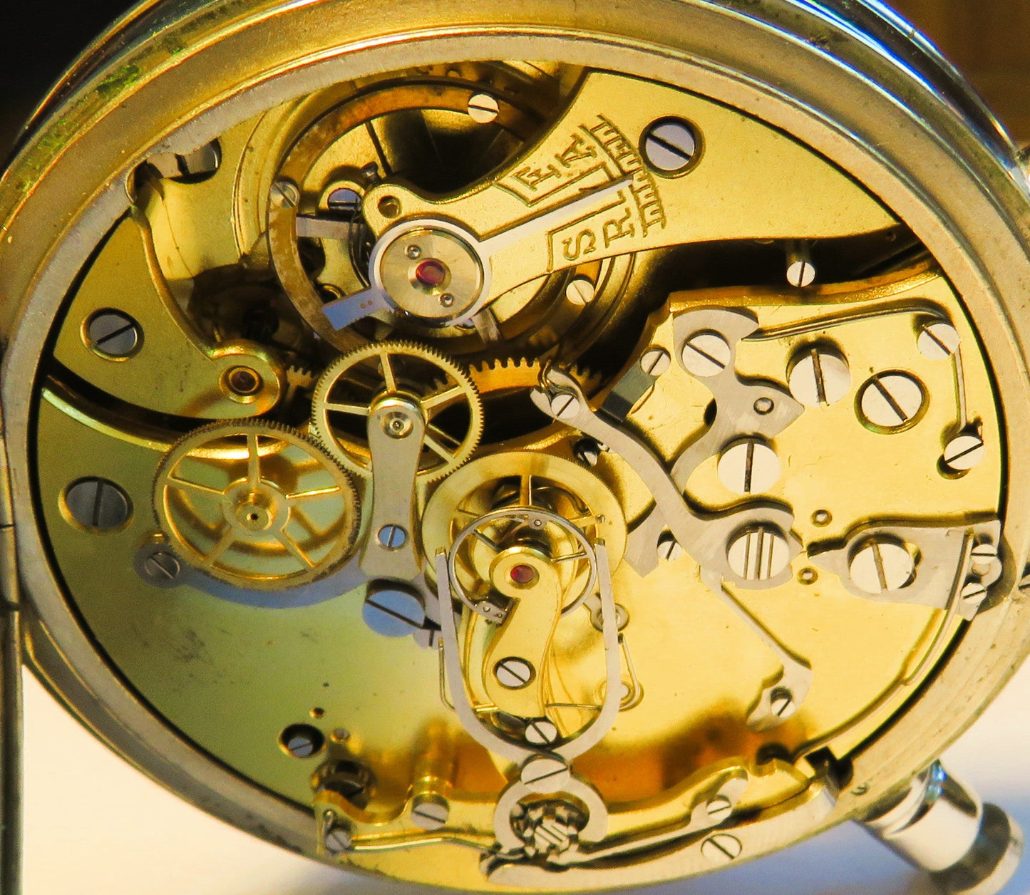 Lemania Rattrapante Flyback Beobachtungsuhr Deckuhr Kriegsmarine WK 2 II U - Boot - Sammler - Uhren