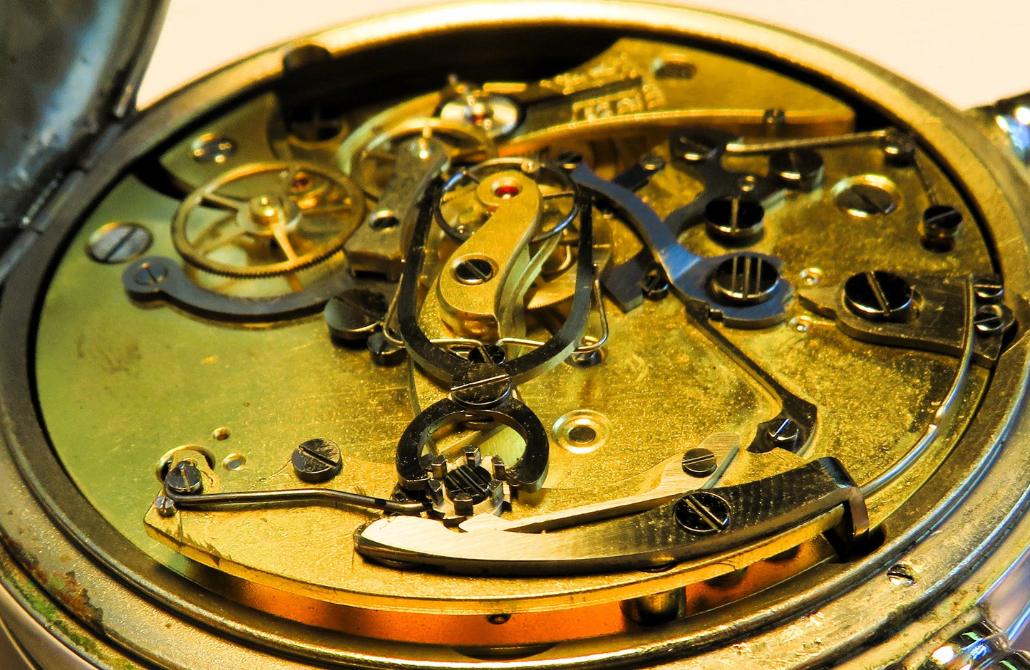 Lemania Rattrapante Flyback Beobachtungsuhr Deckuhr Kriegsmarine WK 2 II U - Boot - Sammler - Uhren