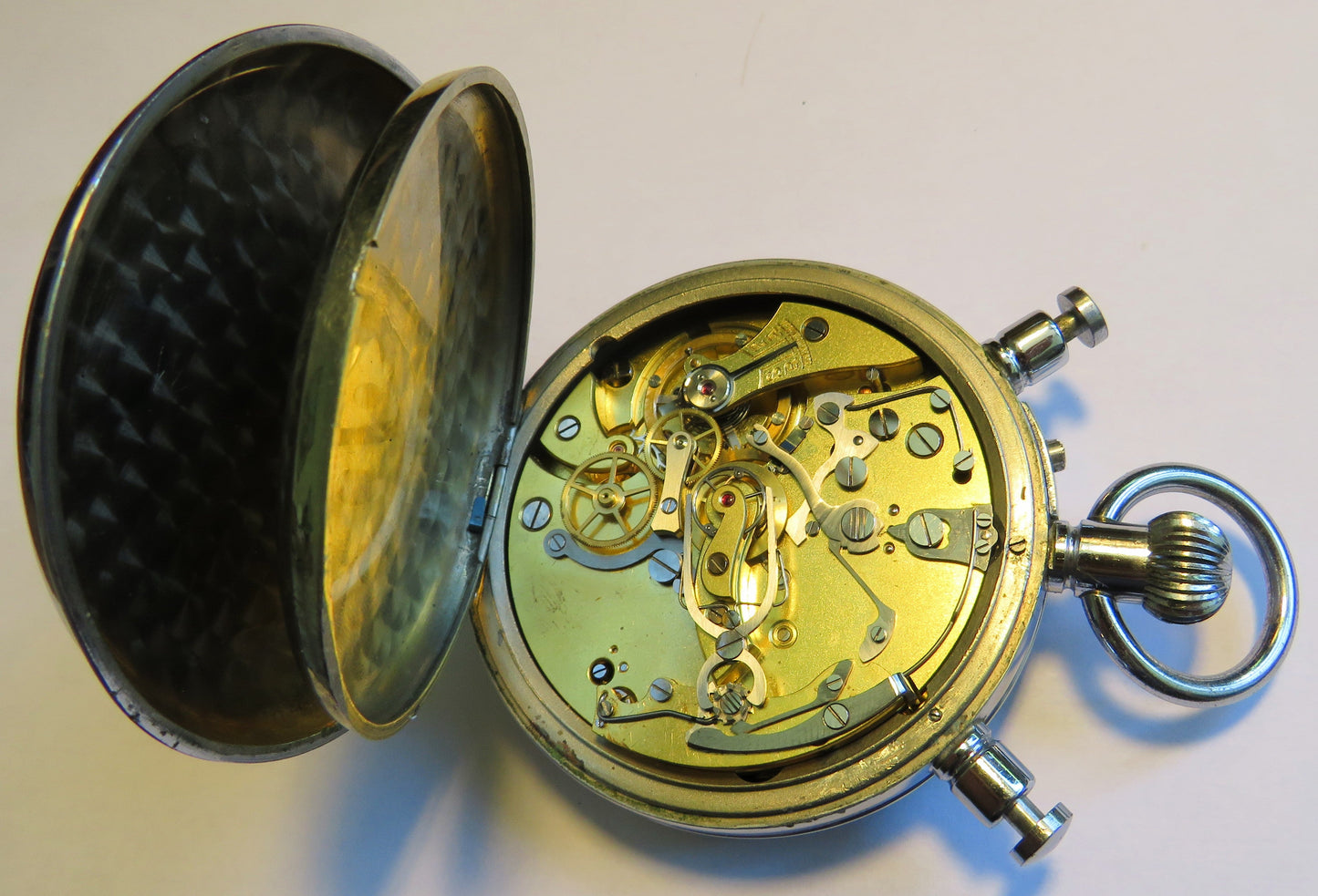 Lemania Rattrapante Flyback Beobachtungsuhr Deckuhr Kriegsmarine WK 2 II U - Boot - Sammler - Uhren