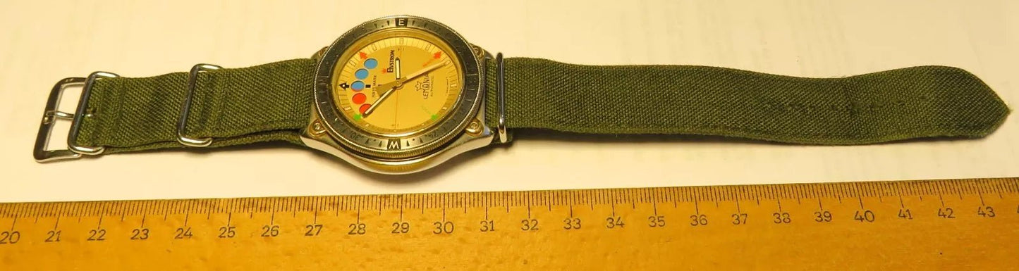 Lemania Regatta Elvström Luxus Automatic Chronograph Herren Fullset Box Papiere - Sammler - Uhren