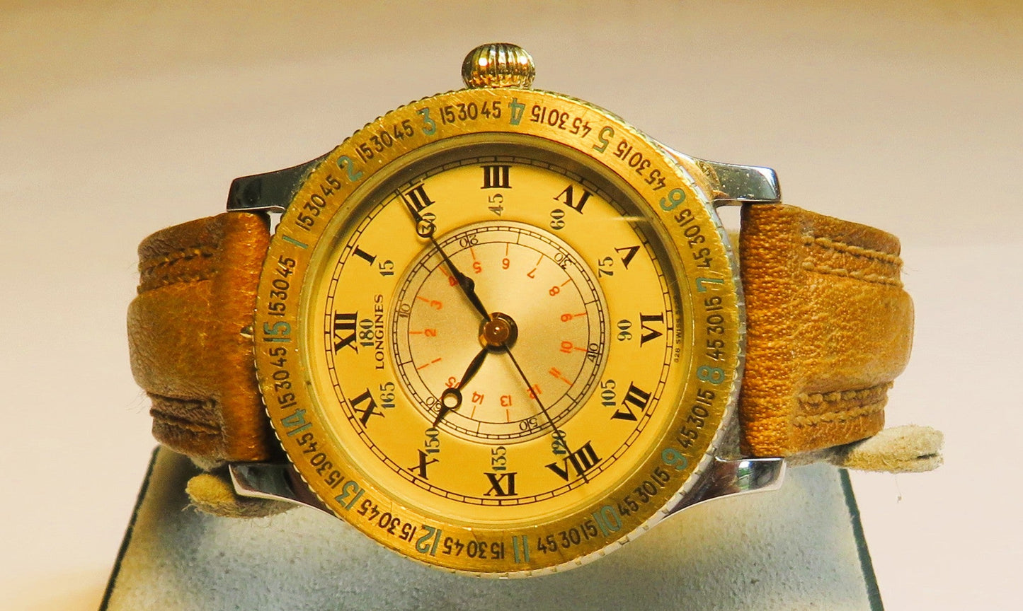 Longines Hour Angle Stundenwinkel Uhr HAU Cal. L.6281 Stahl / Gold Automatik - Sammler - Uhren