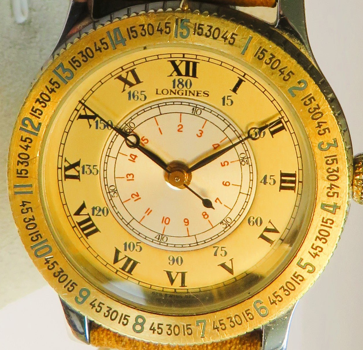 Longines Hour Angle Stundenwinkel Uhr HAU Cal. L.6281 Stahl / Gold Automatik - Sammler - Uhren