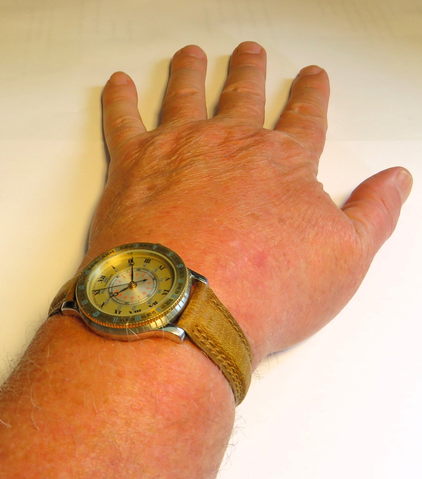 Longines Hour Angle Stundenwinkel Uhr HAU Cal. L.6281 Stahl / Gold Automatik - Sammler - Uhren