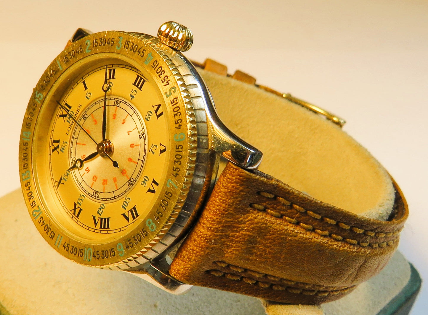 Longines Hour Angle Stundenwinkel Uhr HAU Cal. L.6281 Stahl / Gold Automatik - Sammler - Uhren