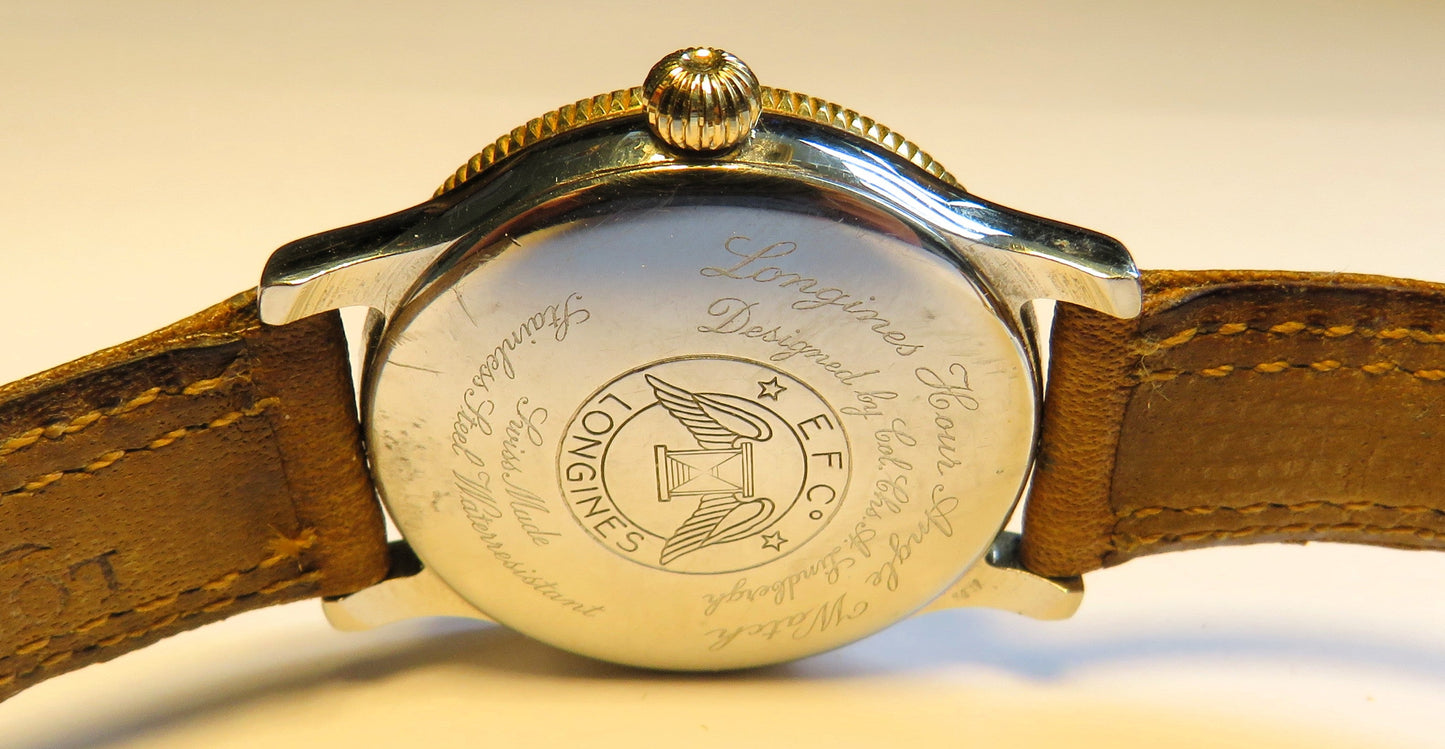 Longines Hour Angle Stundenwinkel Uhr HAU Cal. L.6281 Stahl / Gold Automatik - Sammler - Uhren