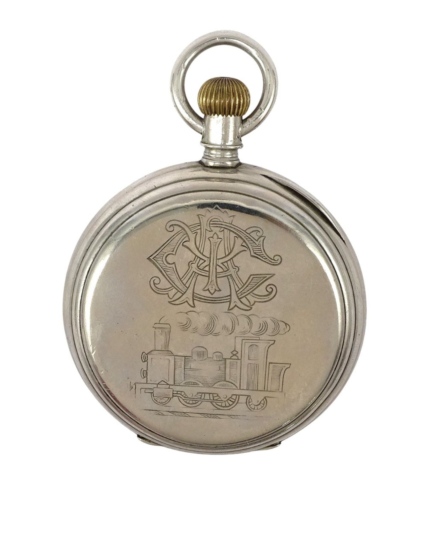 Longines Kal 21.25 übergroße 56mm Eisenbahneruhr mechanisch ca. 1900 - Sammler - Uhren