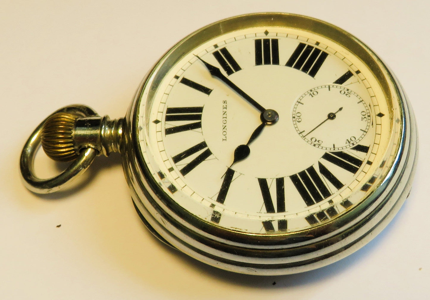 Longines Kal. L 21.25 große Eisenbahner Taschen Uhr ca. 1920 - Sammler - Uhren