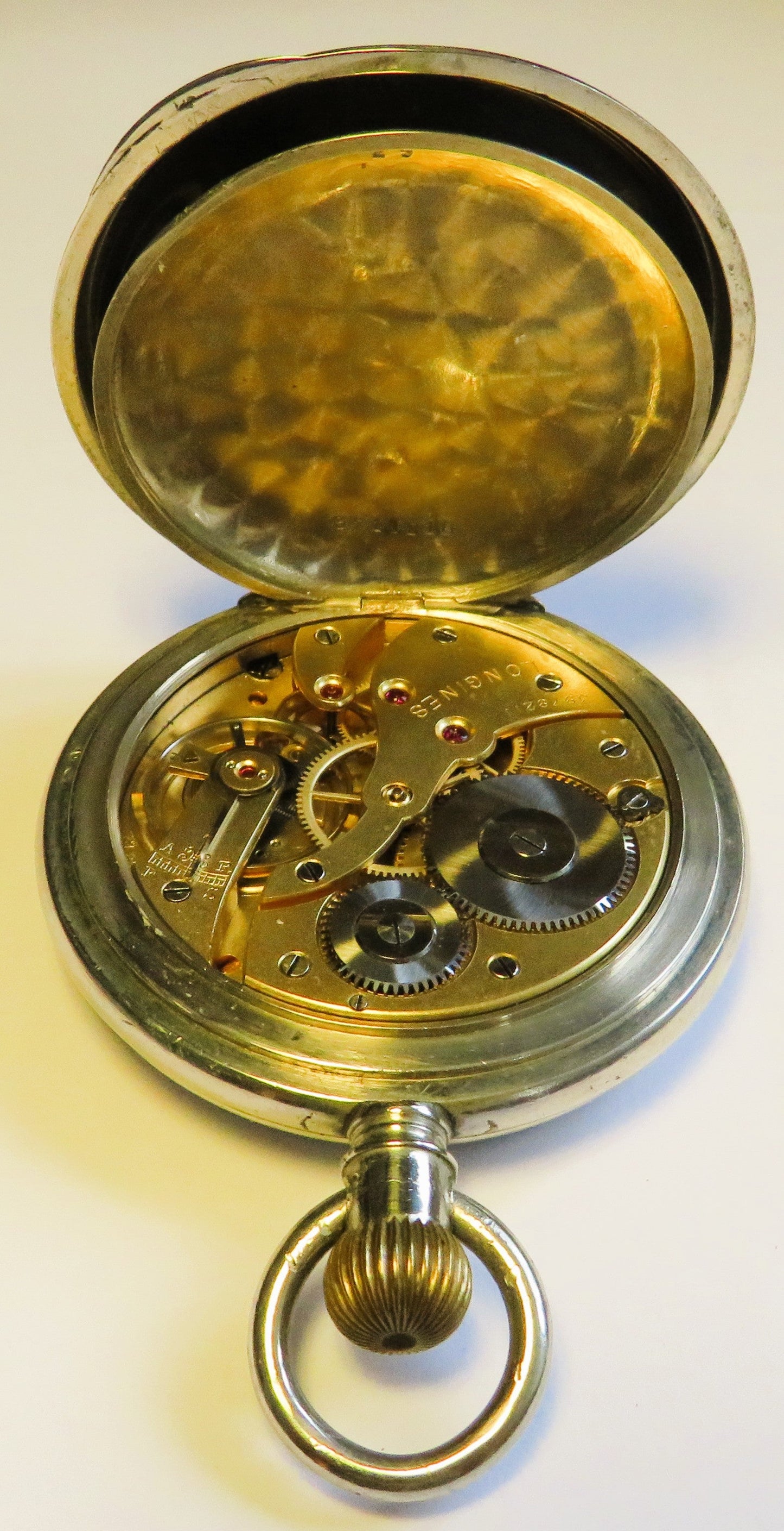 Longines Kal. L 21.25 große Eisenbahner Taschen Uhr ca. 1920 - Sammler - Uhren
