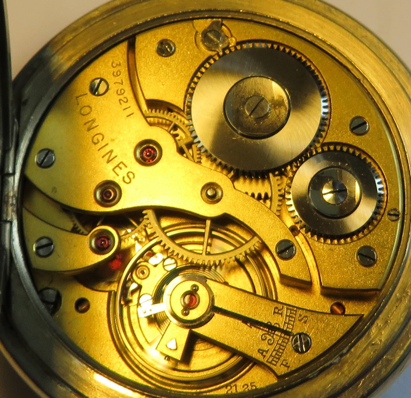 Longines Kal. L 21.25 große Eisenbahner Taschen Uhr ca. 1920 - Sammler - Uhren