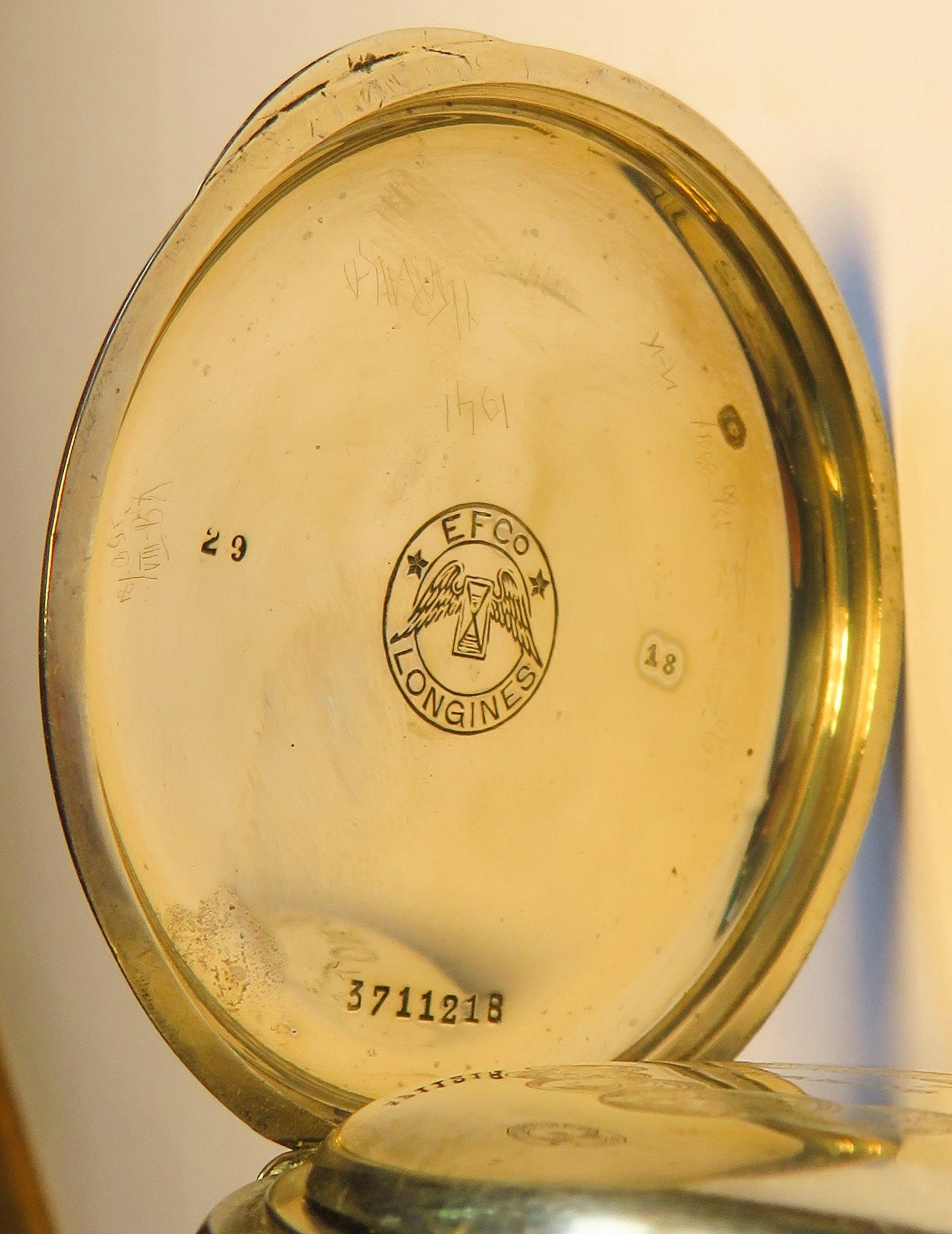 Longines Kal. L 21.25 große Eisenbahner Taschen Uhr ca. 1920 - Sammler - Uhren