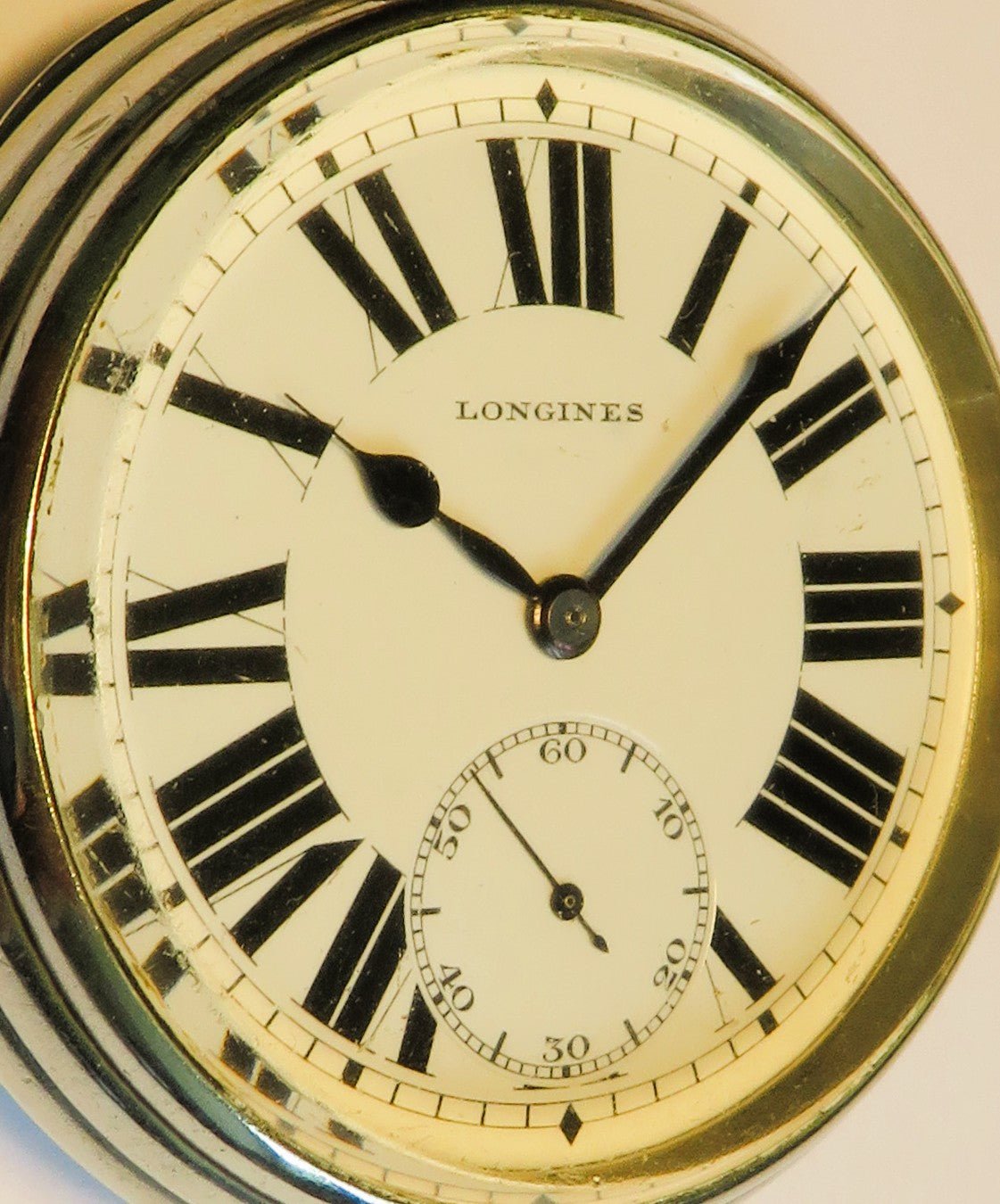 Longines Kal. L 21.25 große Eisenbahner Taschen Uhr ca. 1920 - Sammler - Uhren