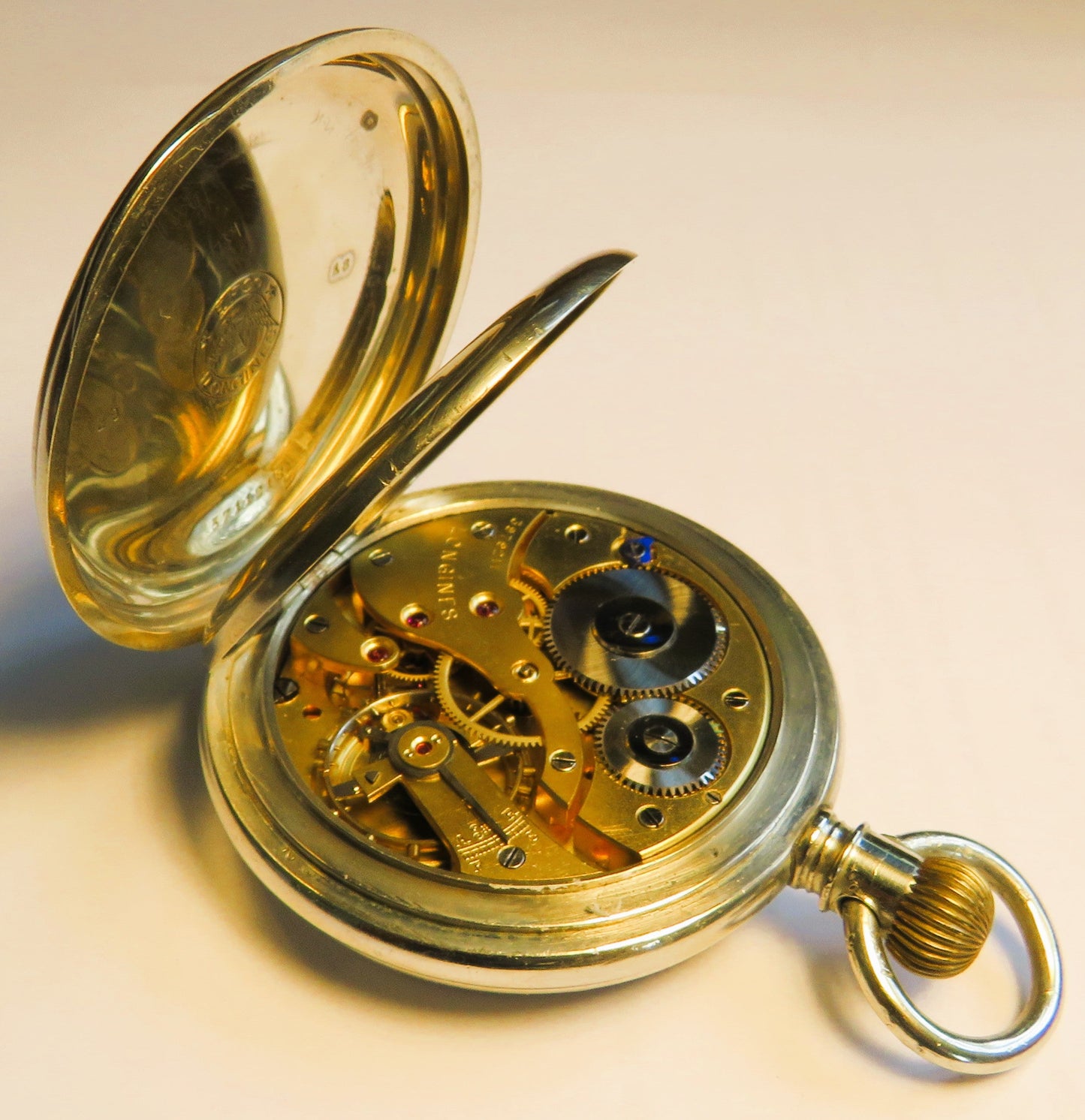 Longines Kal. L 21.25 große Eisenbahner Taschen Uhr ca. 1920 - Sammler - Uhren