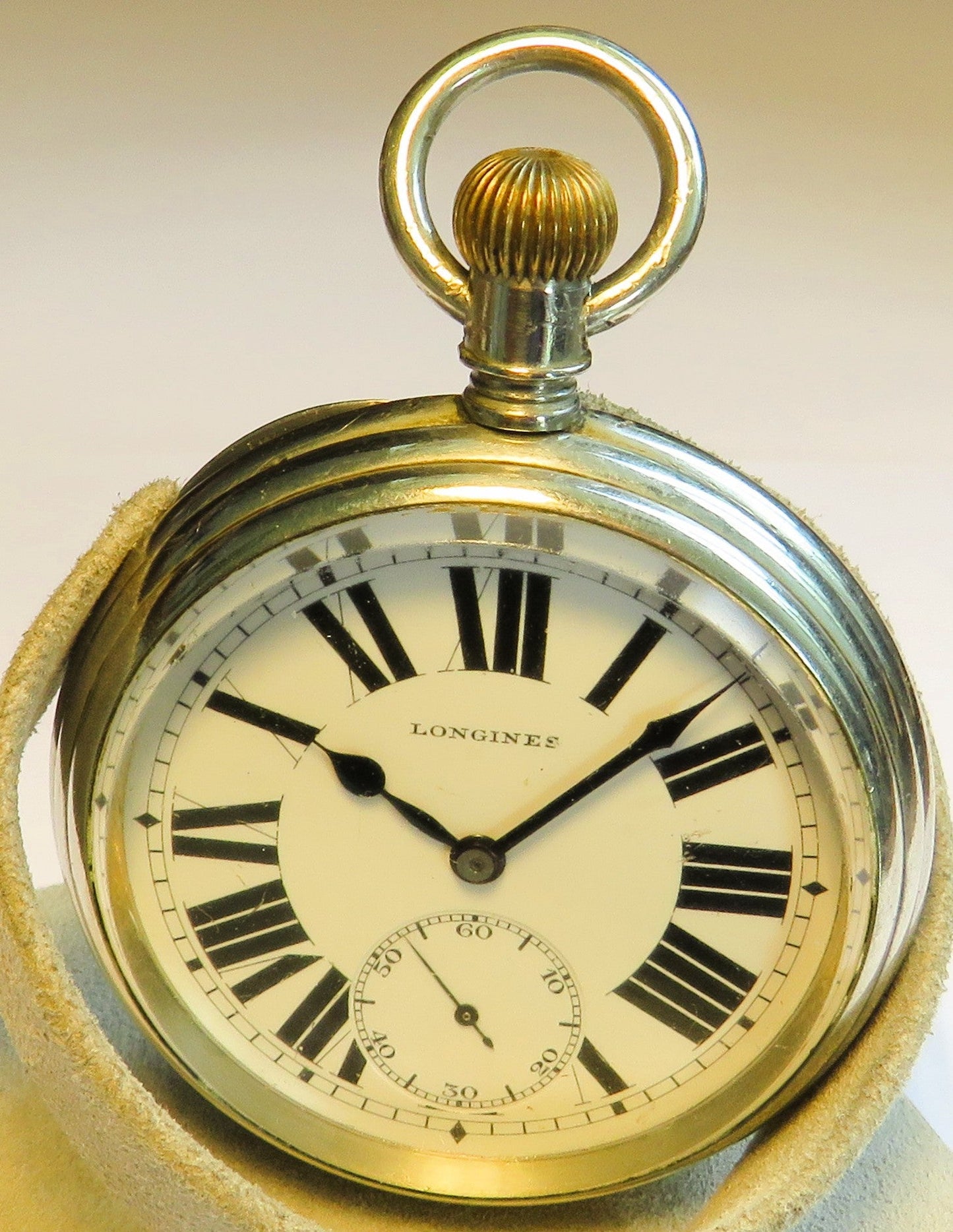Longines Kal. L 21.25 große Eisenbahner Taschen Uhr ca. 1920 - Sammler - Uhren