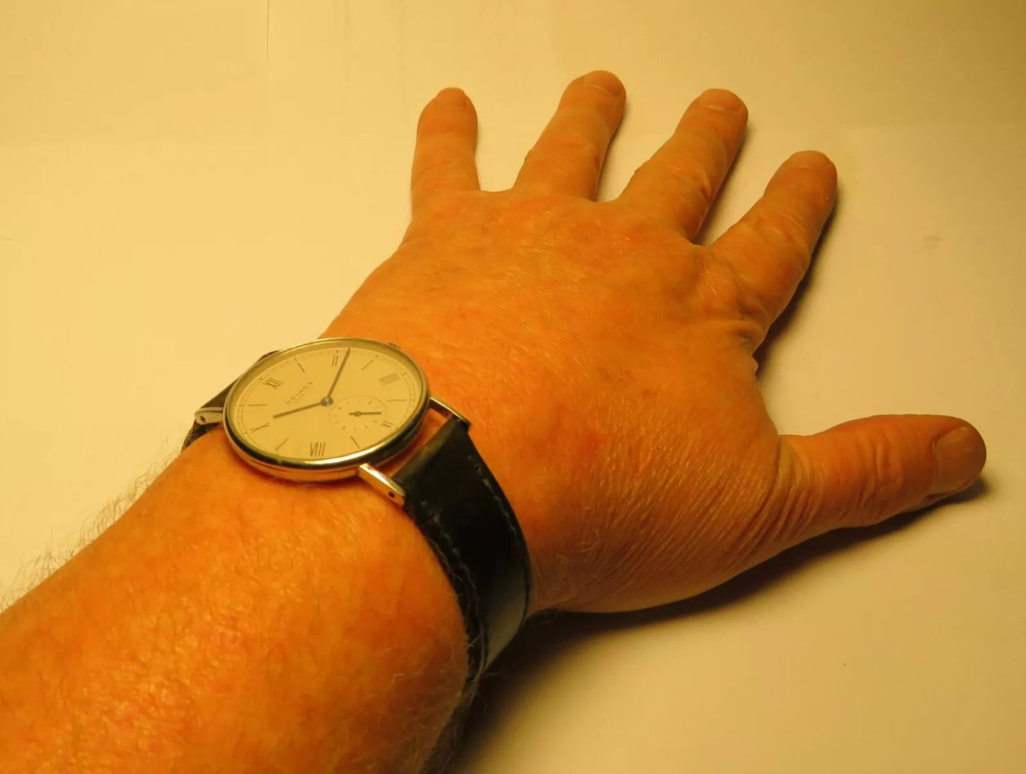 Ludwig Alpha 2 Nomos Glashütte Luxus Herren Armbanduhr mech. ca. 1996 in OVP - Sammler - Uhren