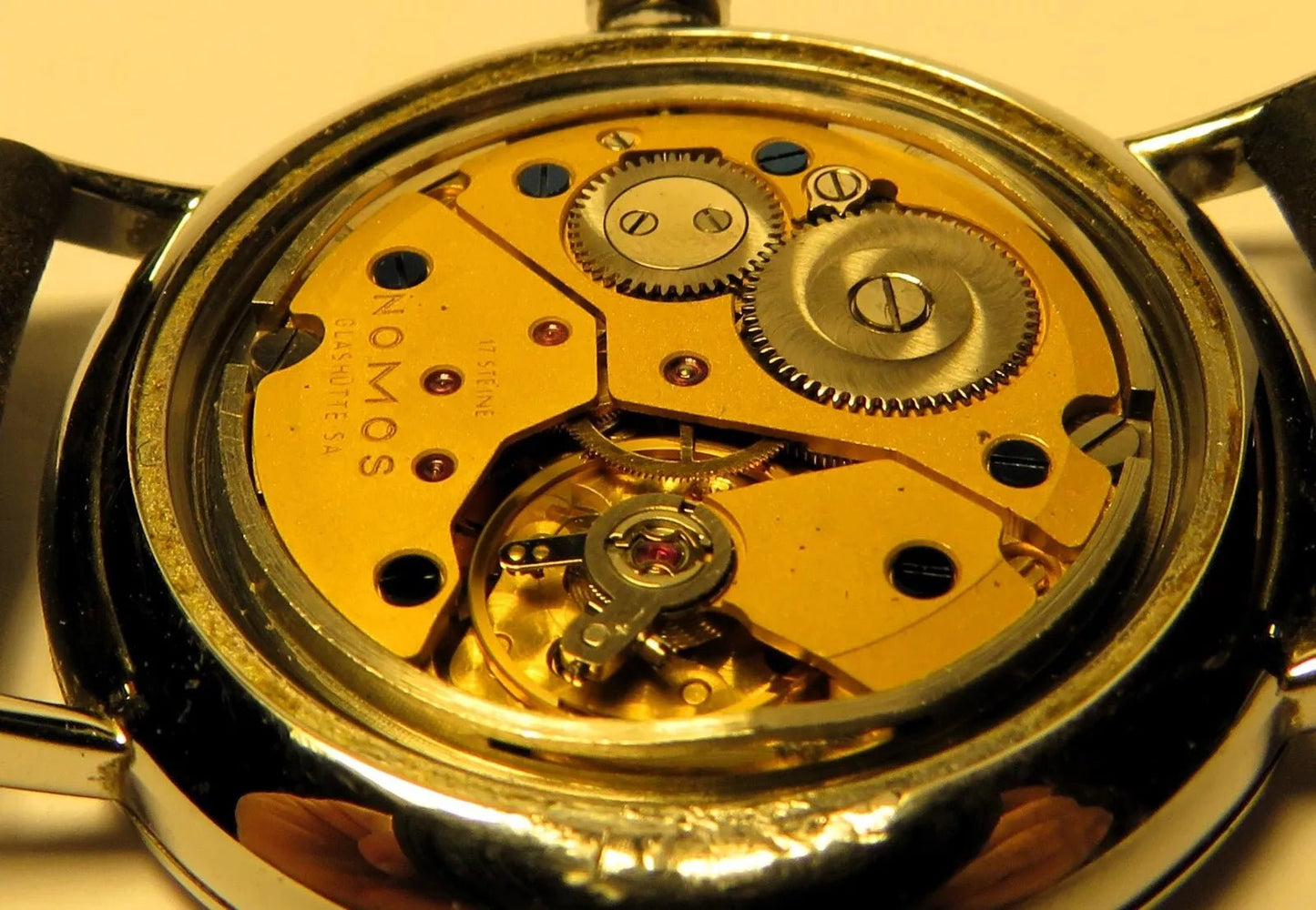 Ludwig Alpha 2 Nomos Glashütte Luxus Herren Armbanduhr mech. ca. 1996 in OVP - Sammler - Uhren