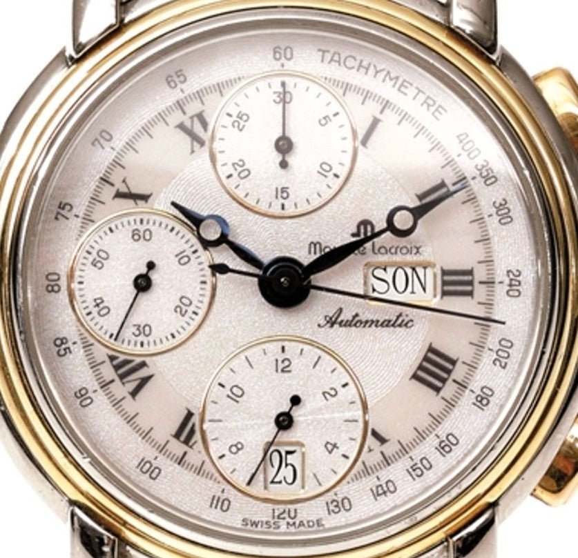 Maurice Lacroix Chroneo Herren Chronograph Automatik Tag Datum ca. 1990 - Sammler - Uhren