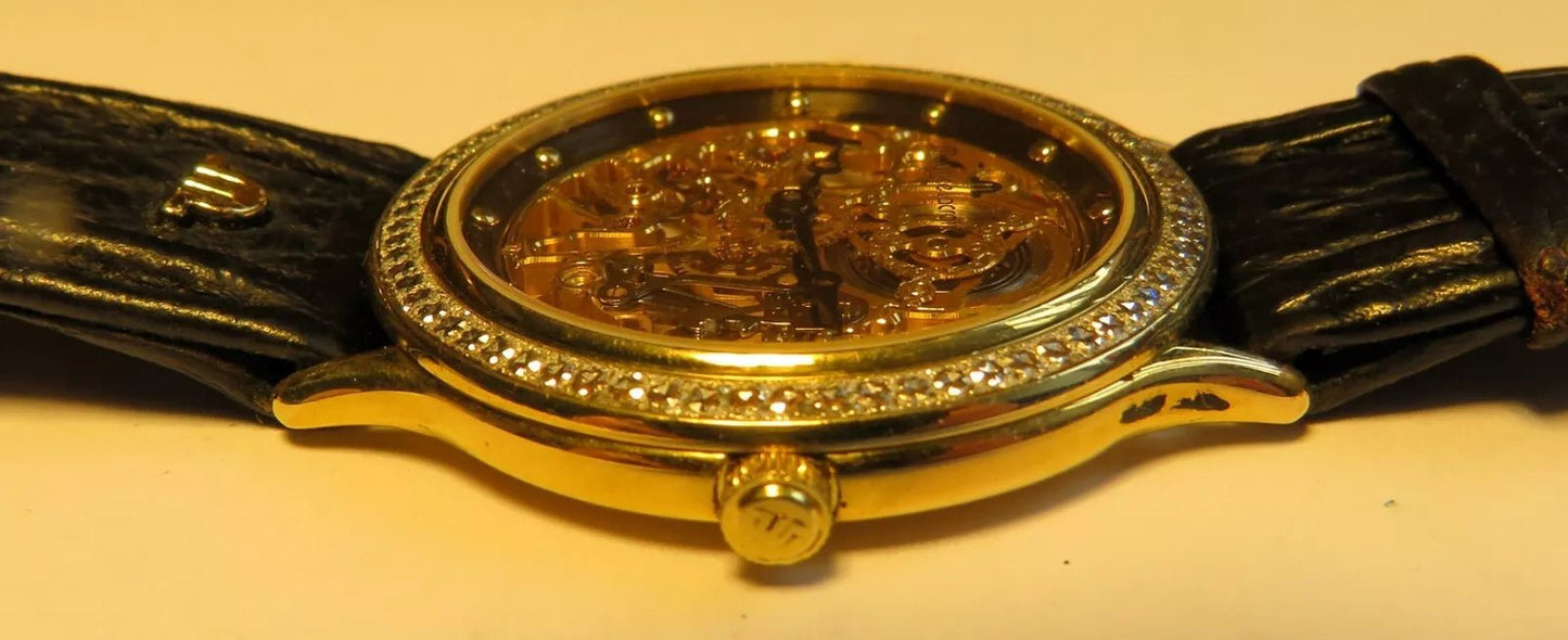 Maurice Lacroix Luxus Skelett Diamant / Brillant Armbanduhr mechanisch OVP - Sammler - Uhren