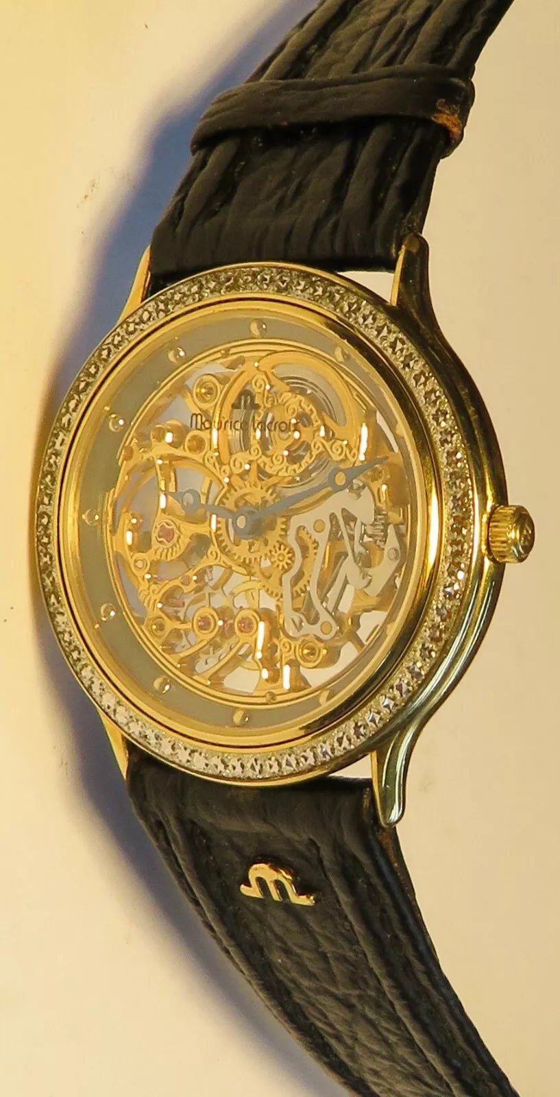 Maurice Lacroix Luxus Skelett Diamant / Brillant Armbanduhr mechanisch OVP - Sammler - Uhren