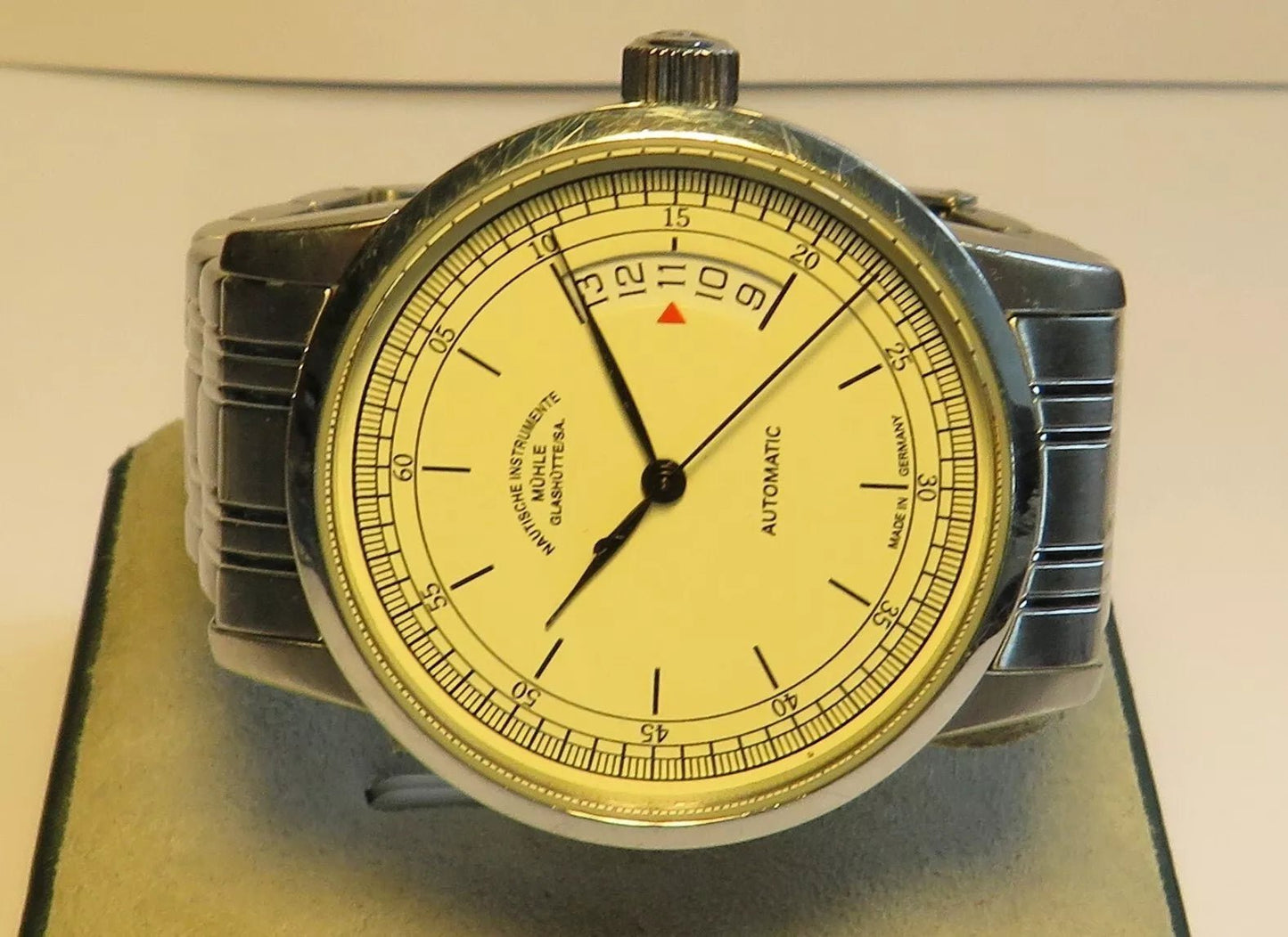 Metior Mühle Glashütte Nautische Instrumente Automatik Luxus HAU Fullset Papiere - Sammler - Uhren