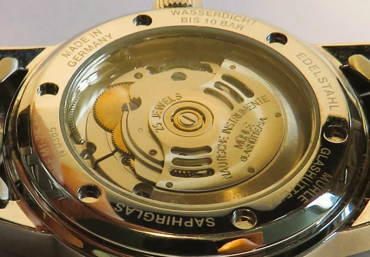 Metior Mühle Glashütte Nautische Instrumente Automatik Luxus HAU Fullset Papiere - Sammler - Uhren