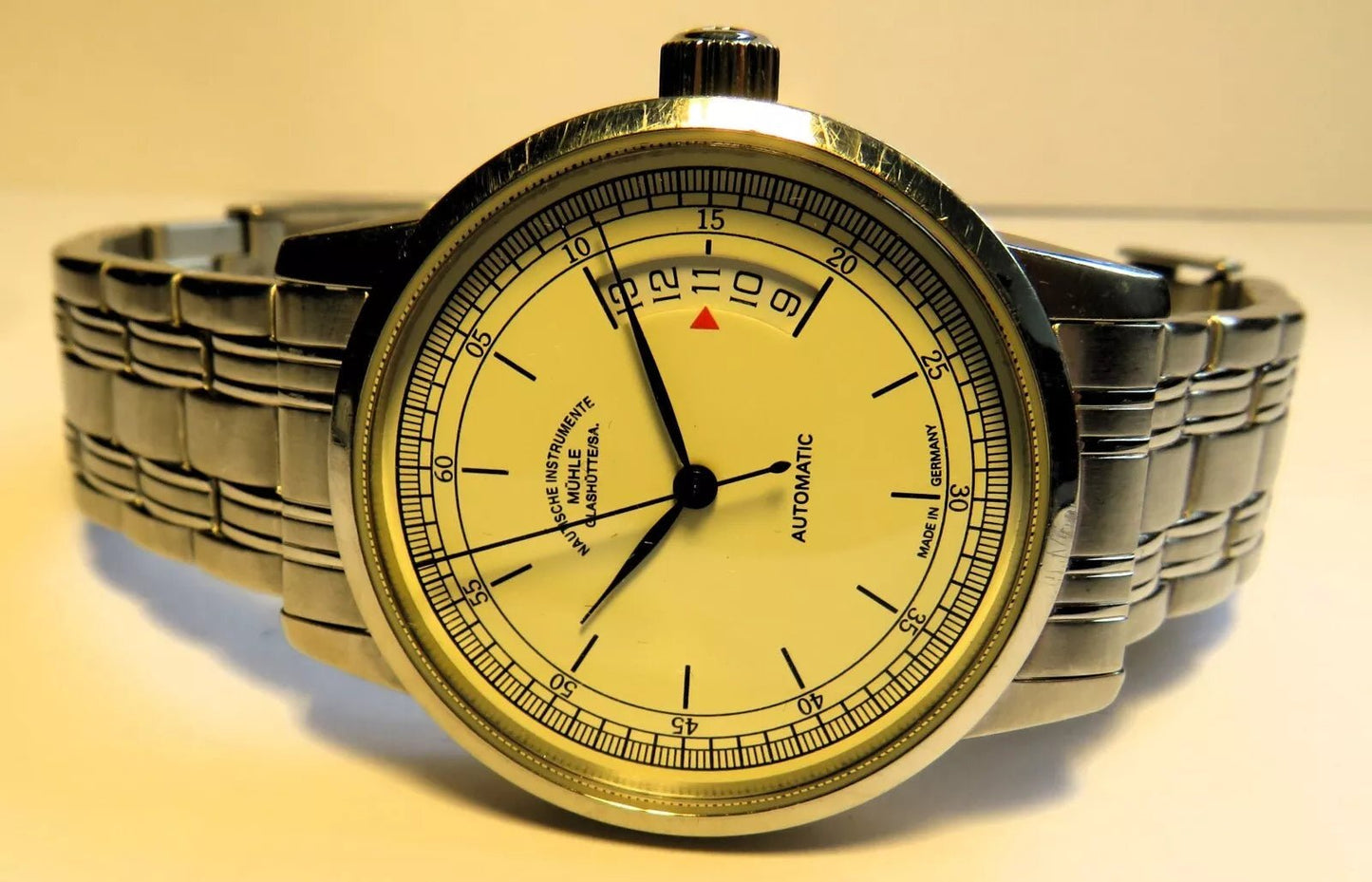 Metior Mühle Glashütte Nautische Instrumente Automatik Luxus HAU Fullset Papiere - Sammler - Uhren
