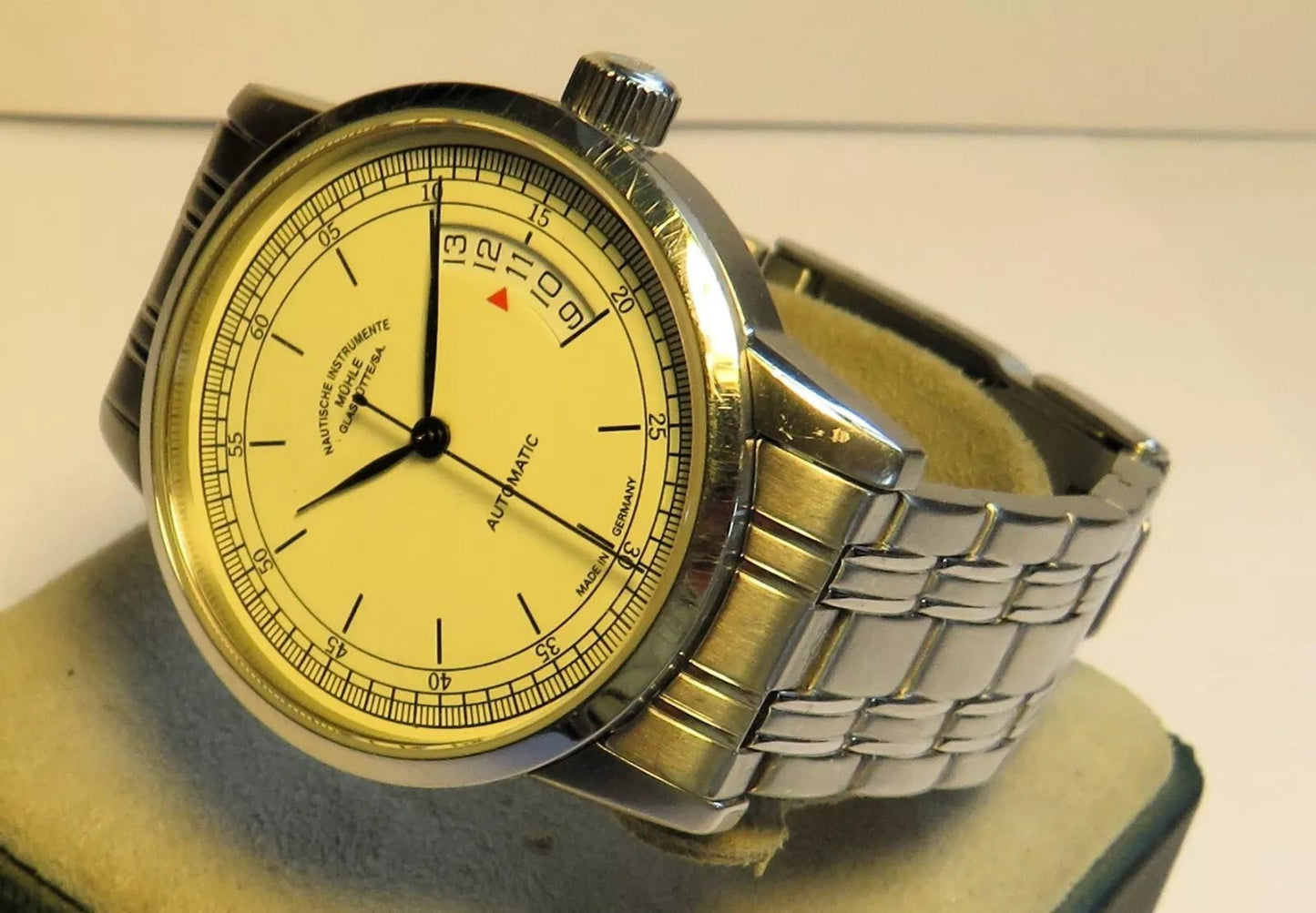 Metior Mühle Glashütte Nautische Instrumente Automatik Luxus HAU Fullset Papiere - Sammler - Uhren