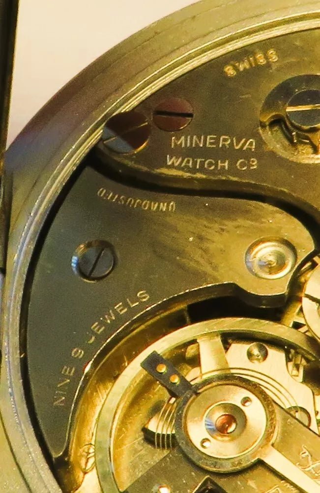Minerva Rattrapante Stoppuhr Dienstuhr Wehrmacht Reichsluftwaffe 100er WK 2 - Sammler - Uhren
