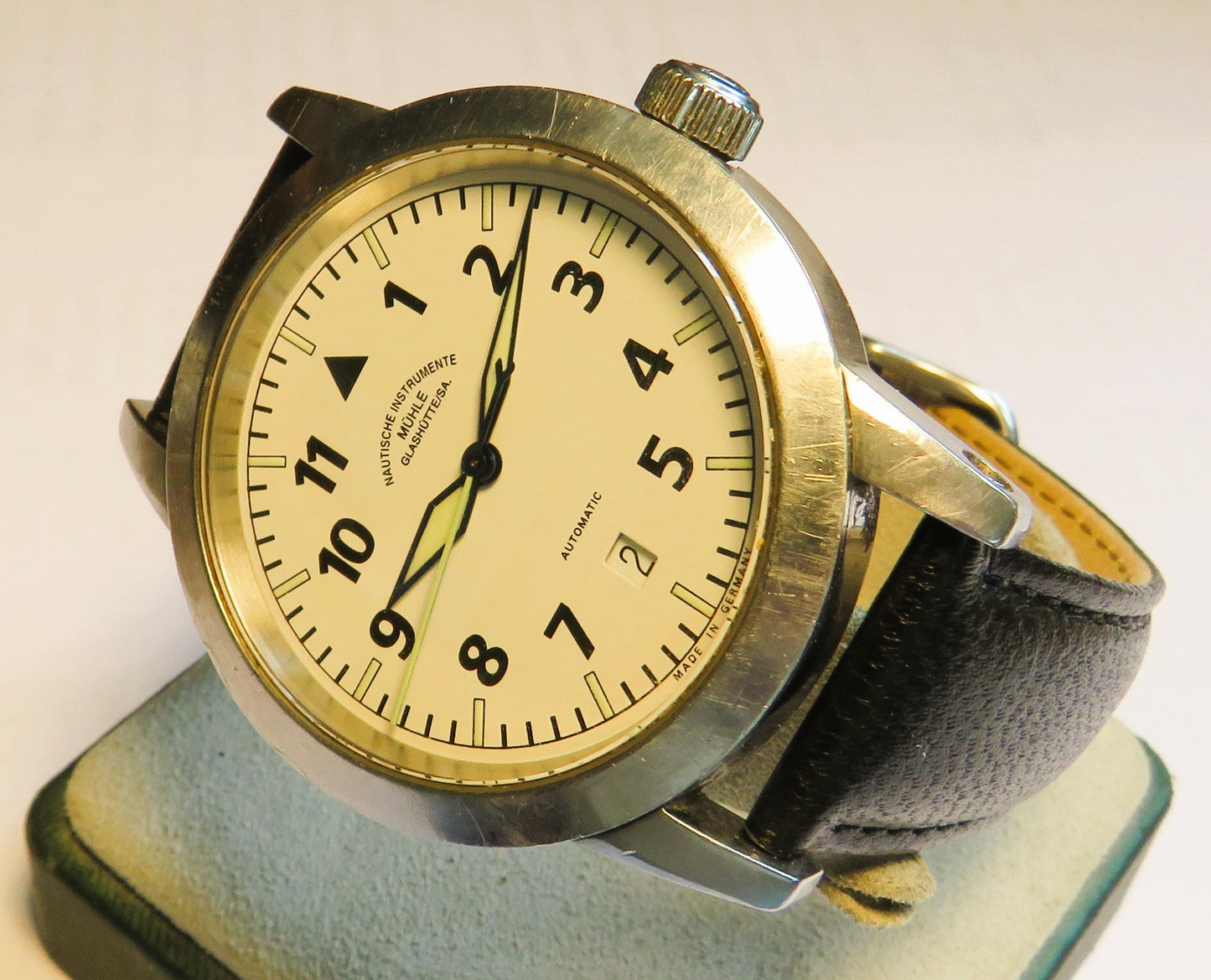 Mühle Glashütte Nautische Instrumente Marine Chronometer Automatik M1 - 26 - 30 - Sammler - Uhren