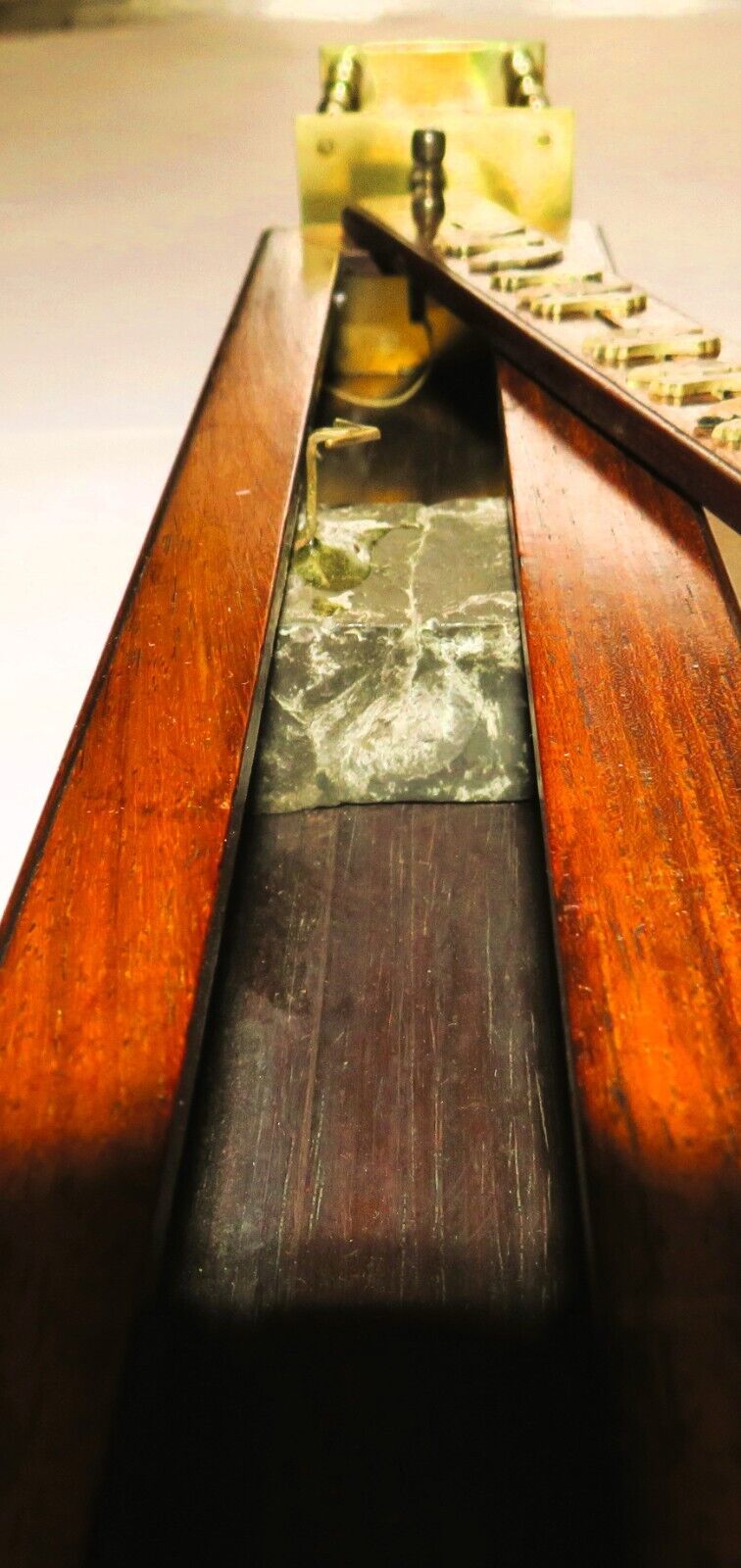 Museale super seltene orig. Shaku Tokei Dokei japanische Säulenuhr ca. 1780 43cm - Sammler - Uhren