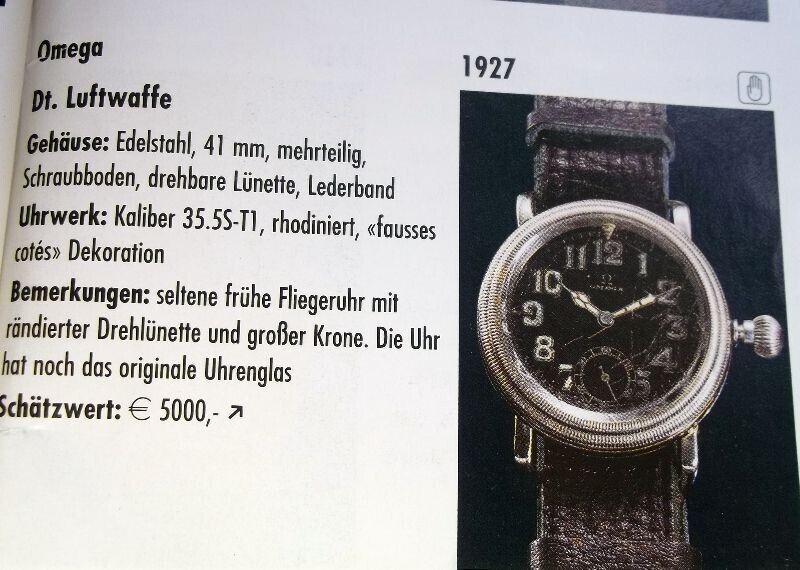 Natalis früheste Pfeilindex Fliegeruhr Pilot Watch Reichsluftwaffe 1930 WK WW 2 - Sammler - Uhren