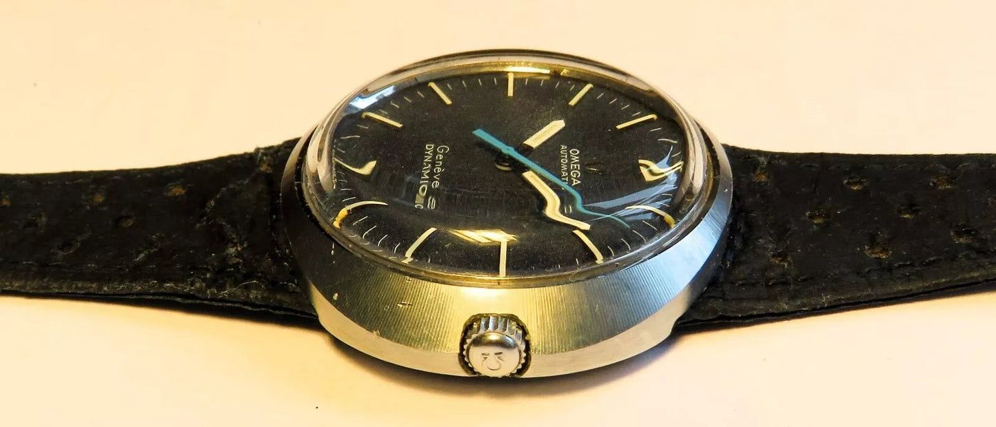 Omega Geneve Dynamic Automatic Herren Vintage Armbanduhr Ref. 136.033 - Sammler - Uhren