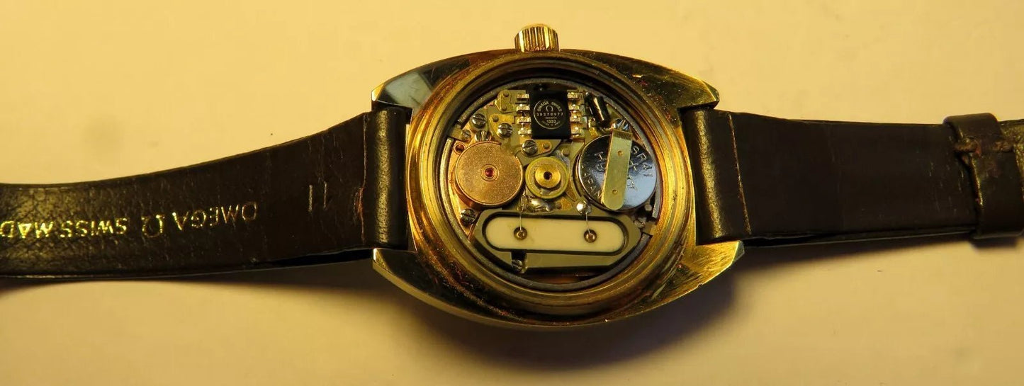 Omega Mega Quarz 32 KHz NOS Damen Stimmgabel Uhr in OVP funktionstüchtig Quartz - Sammler - Uhren