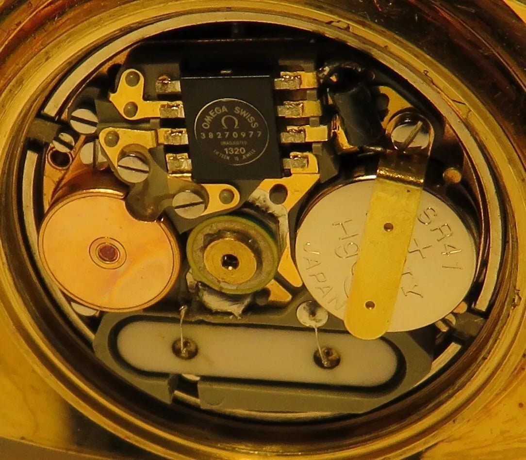 Omega Mega Quarz 32 KHz NOS Damen Stimmgabel Uhr in OVP funktionstüchtig Quartz - Sammler - Uhren