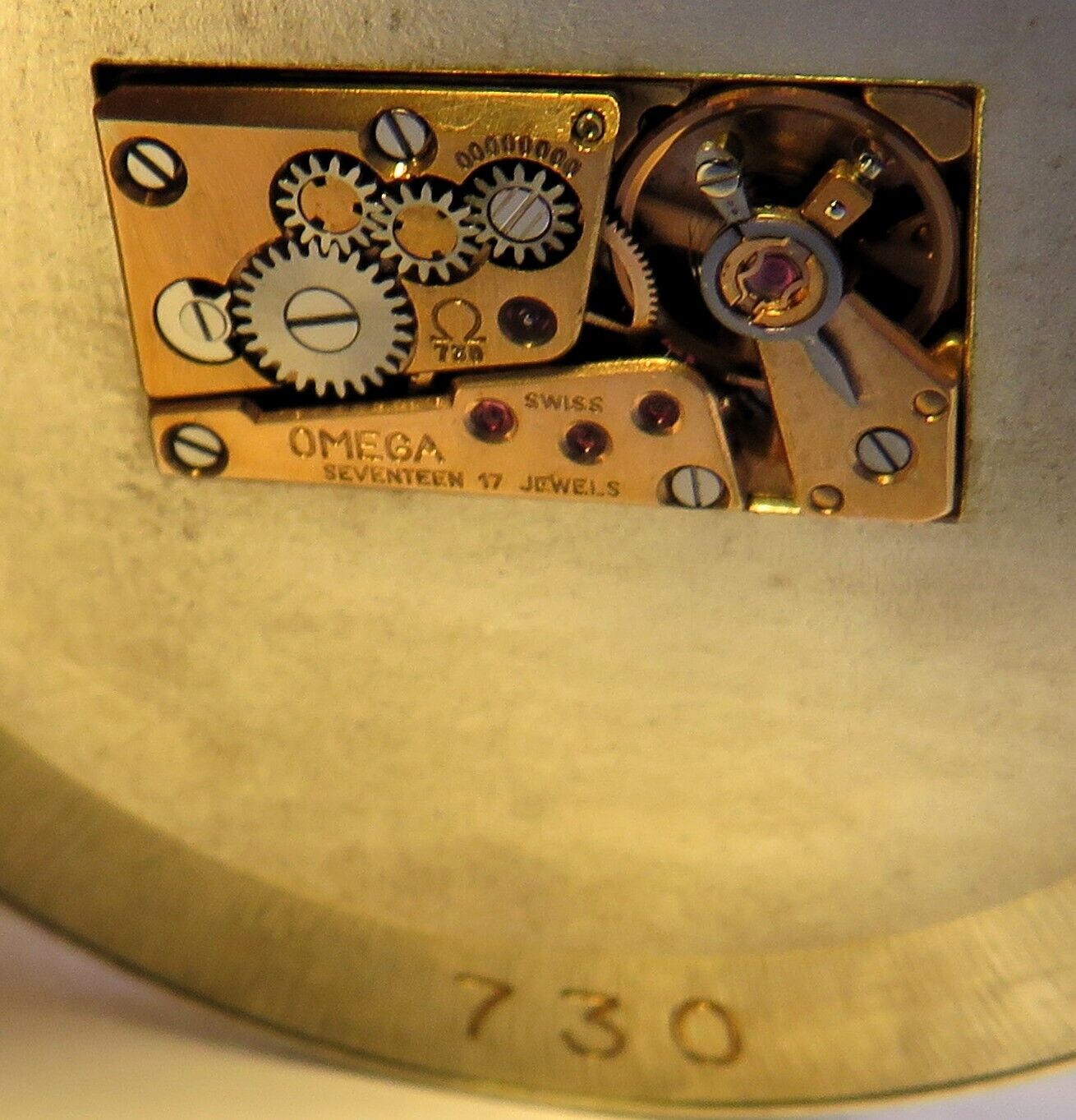 Omega seltenstes Unikat Kaliber 730 Schauwerk Demo Schul Uhr funktionstüchtig - Sammler - Uhren